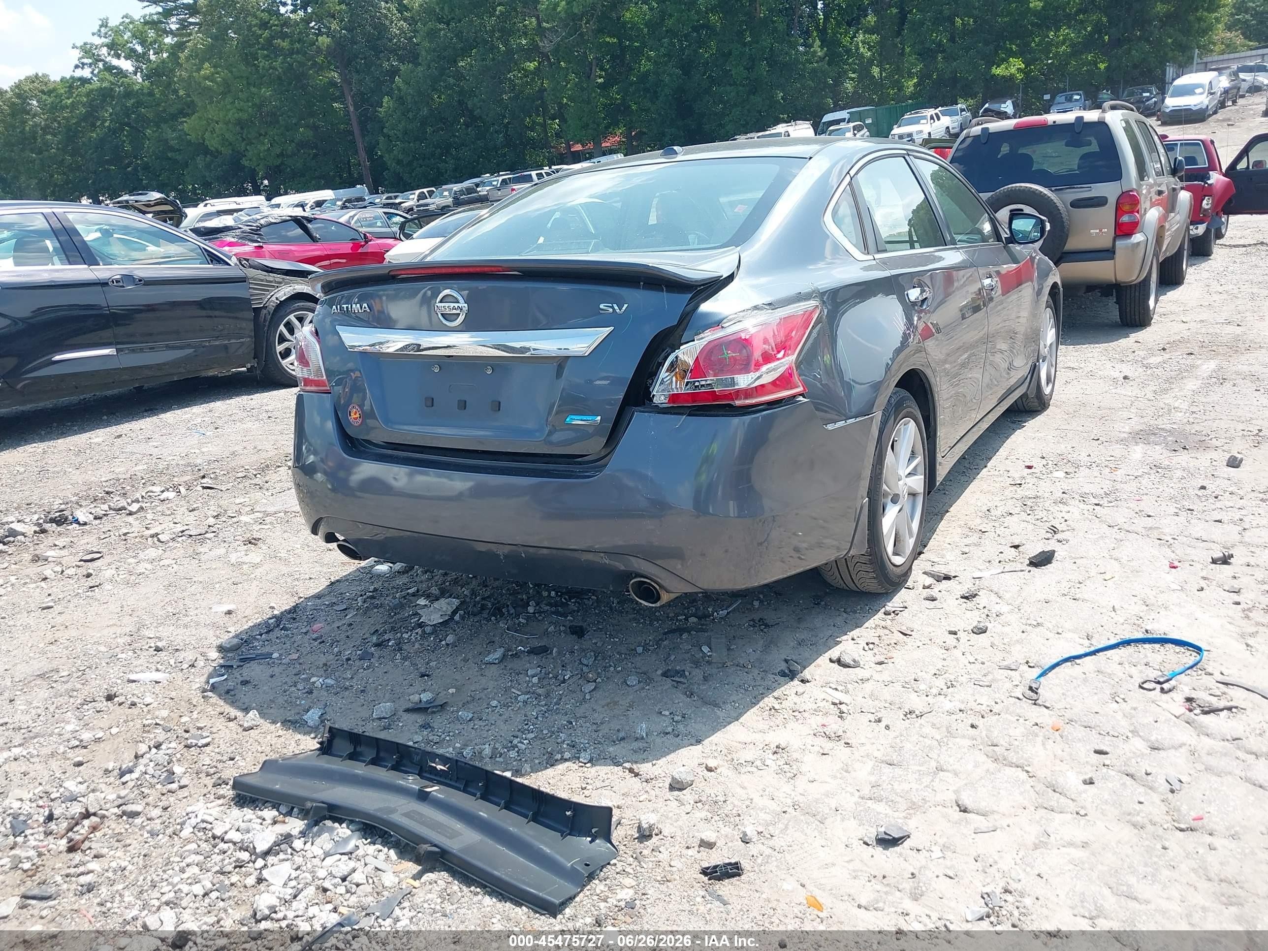 2013 Nissan Altima 2.5 Sv Серый vin: 1N4AL3AP2DC278594