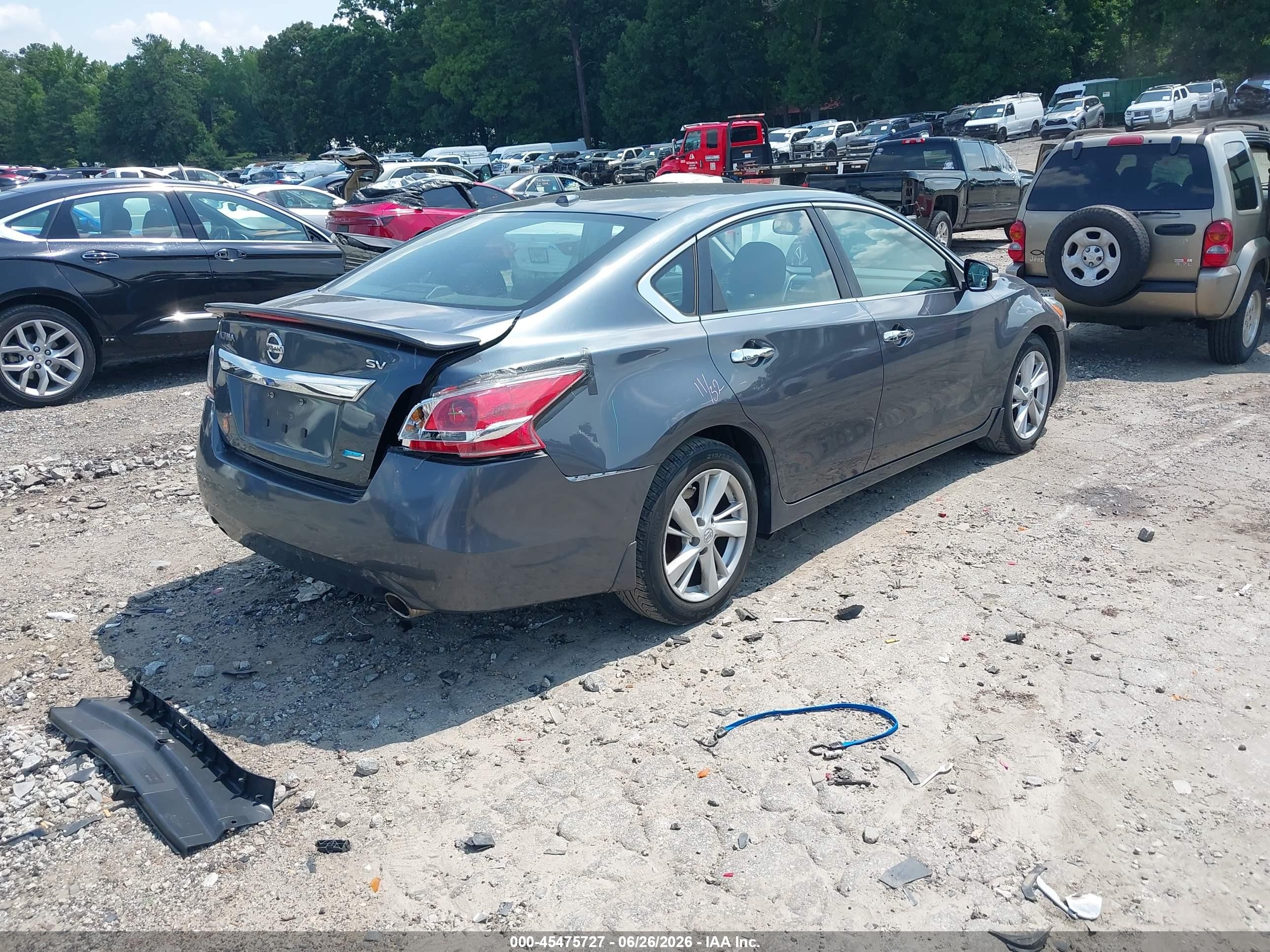2013 Nissan Altima 2.5 Sv Серый vin: 1N4AL3AP2DC278594