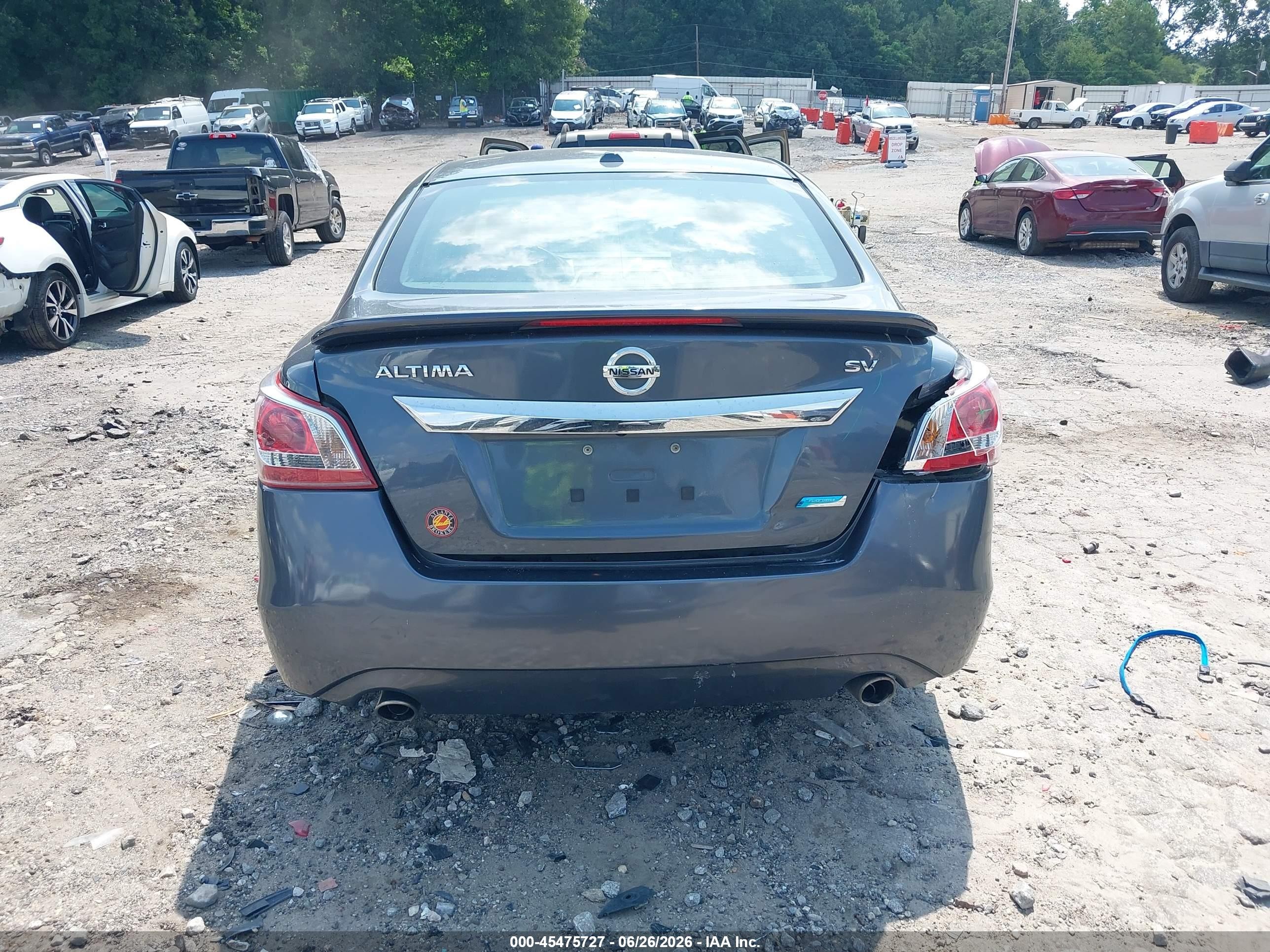 2013 Nissan Altima 2.5 Sv Серый vin: 1N4AL3AP2DC278594