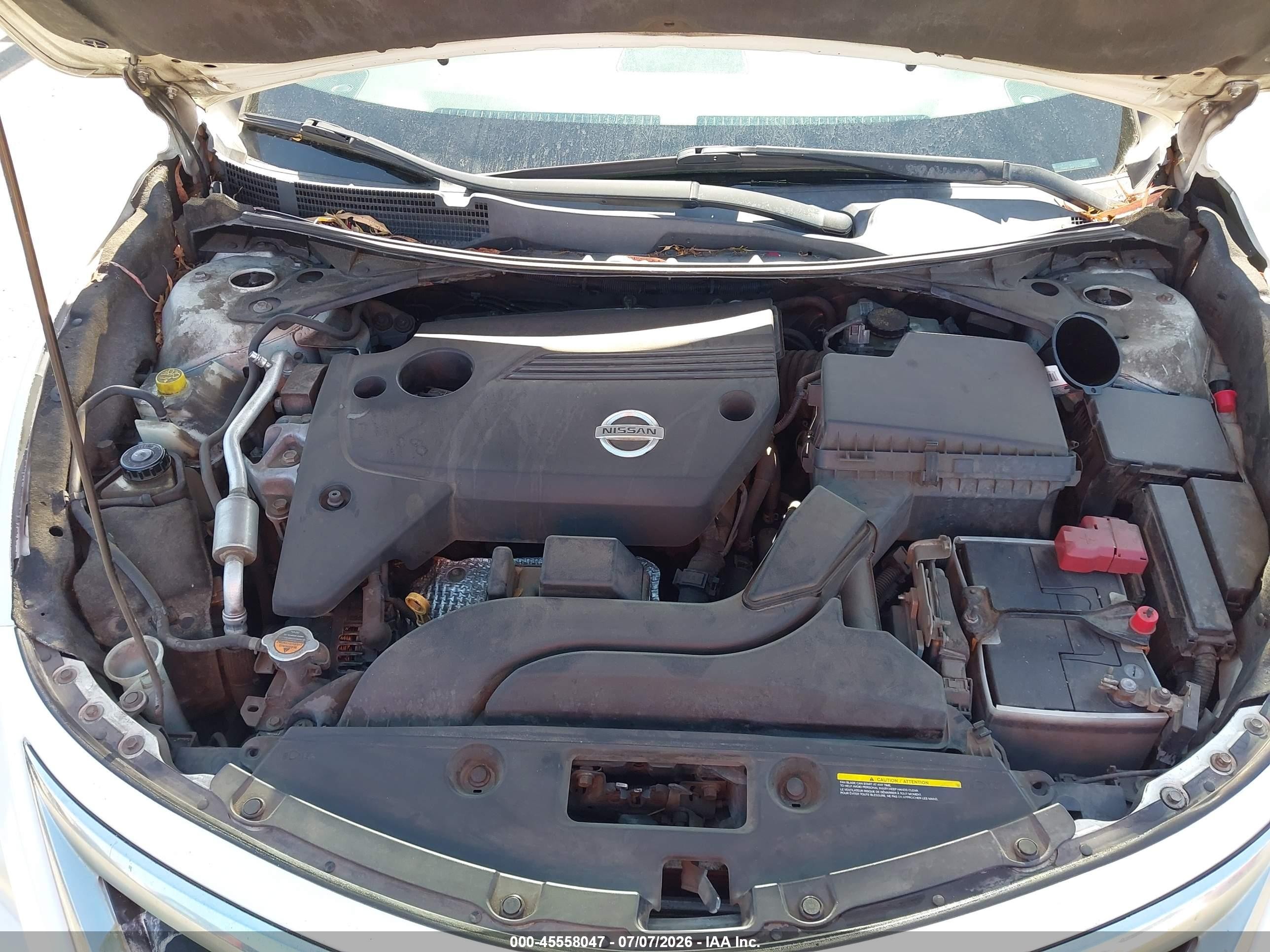 2013 Nissan Altima 2.5 Sv Белый vin: 1N4AL3AP2DC286291