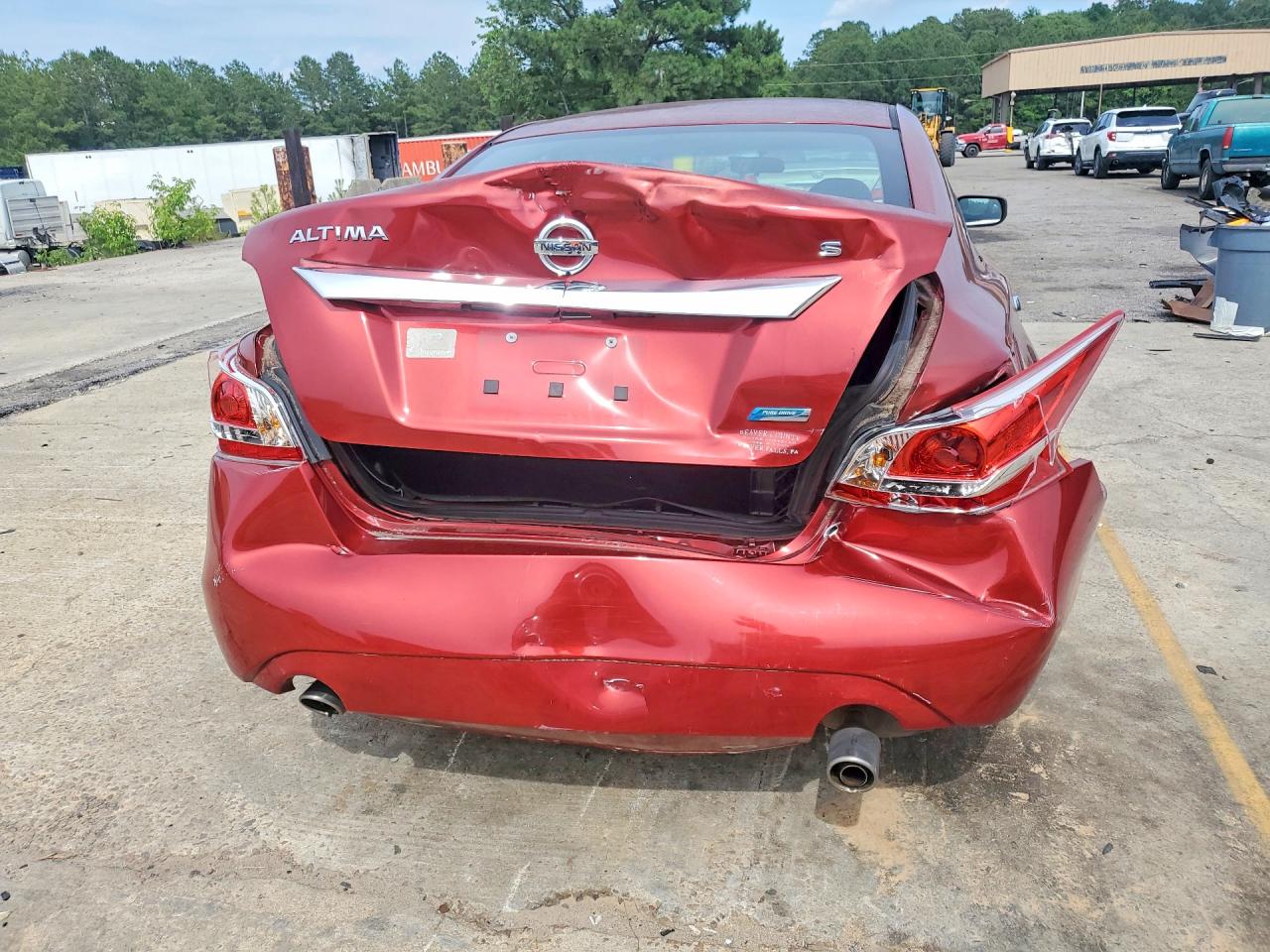 2013 Nissan Altima 2.5 Maroon vin: 1N4AL3AP2DC291443