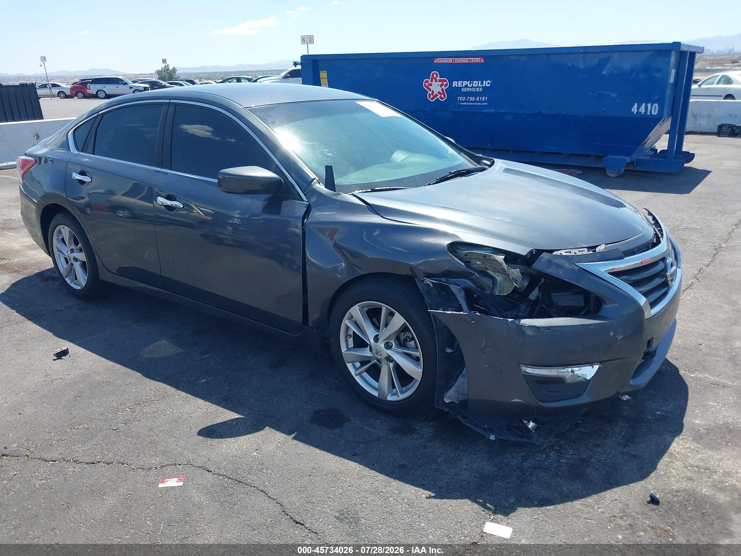 2013 Nissan Altima 2.5 Sv Gray vin: 1N4AL3AP2DC910719