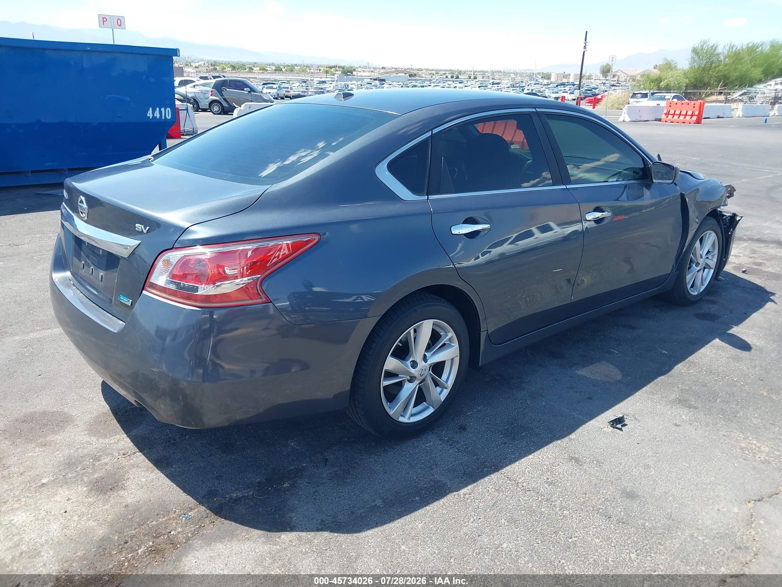 2013 Nissan Altima 2.5 Sv Gray vin: 1N4AL3AP2DC910719