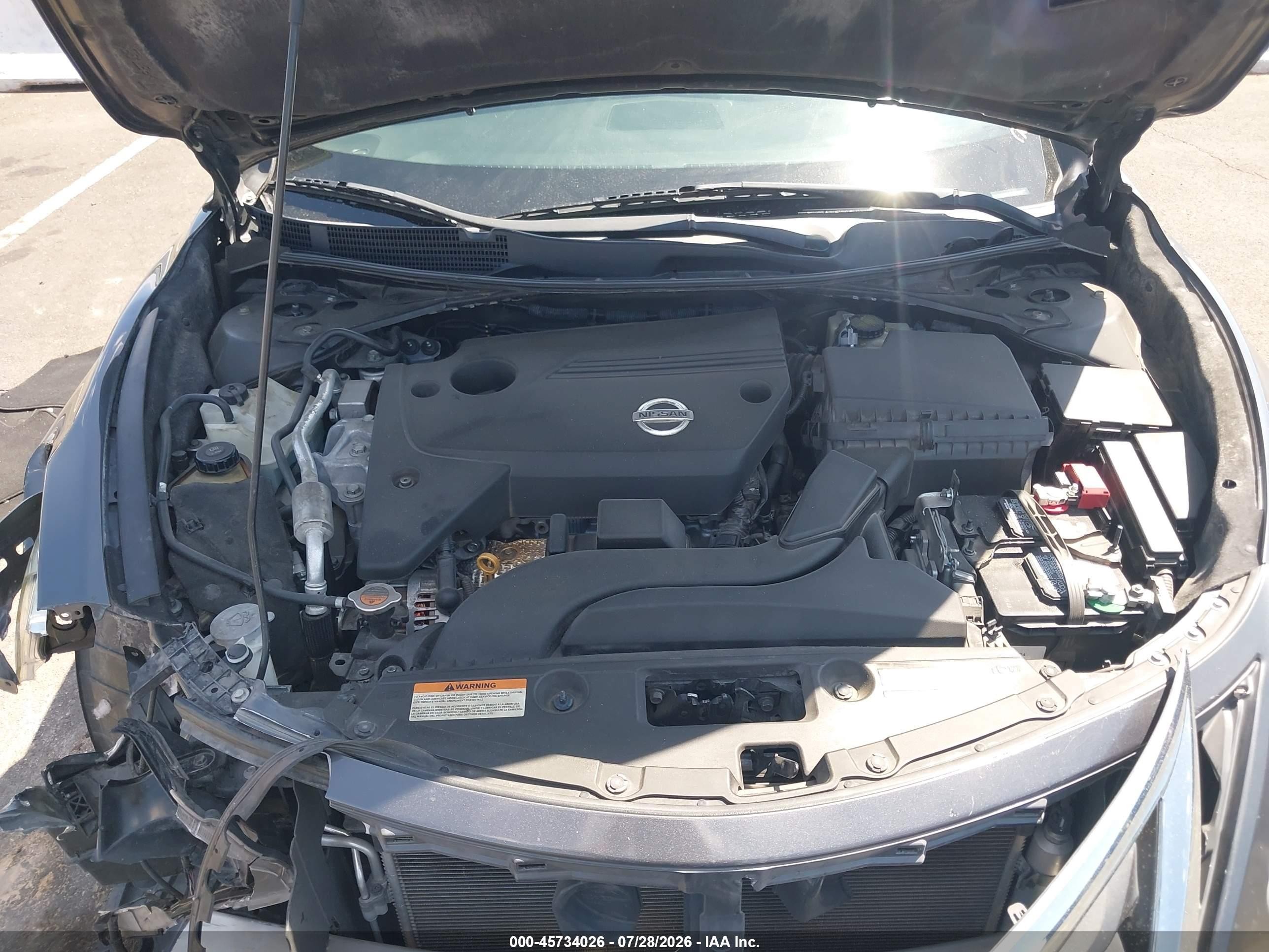 2013 Nissan Altima 2.5 Sv Gray vin: 1N4AL3AP2DC910719