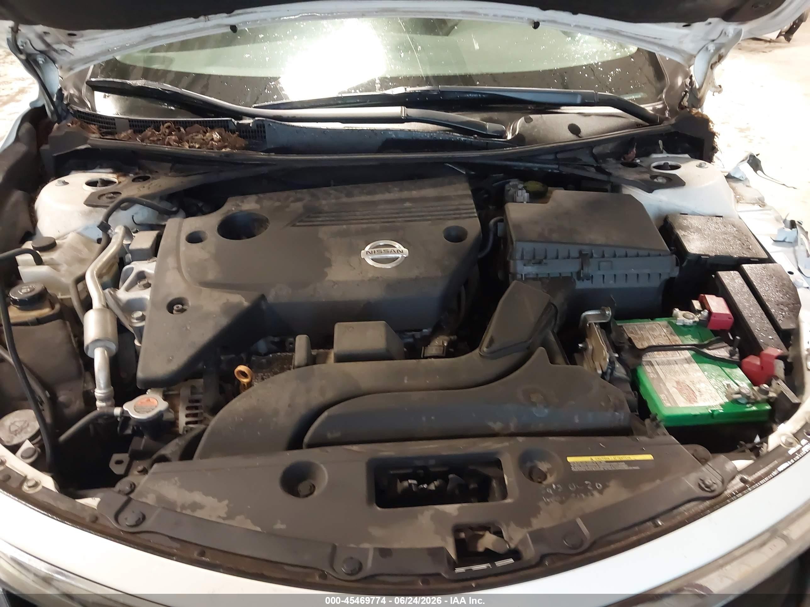 2013 Nissan Altima 2.5 S White vin: 1N4AL3AP2DC922742