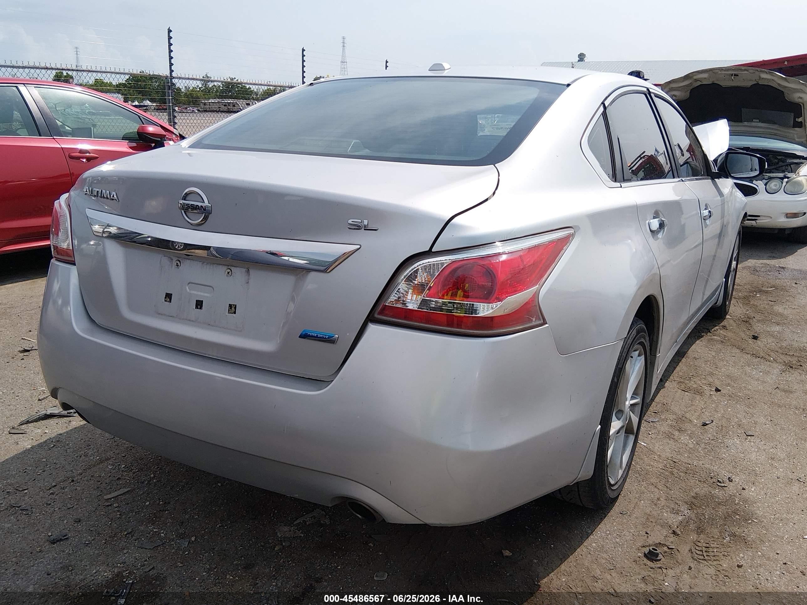2013 Nissan Altima 2.5 Sl Silver vin: 1N4AL3AP2DN412623