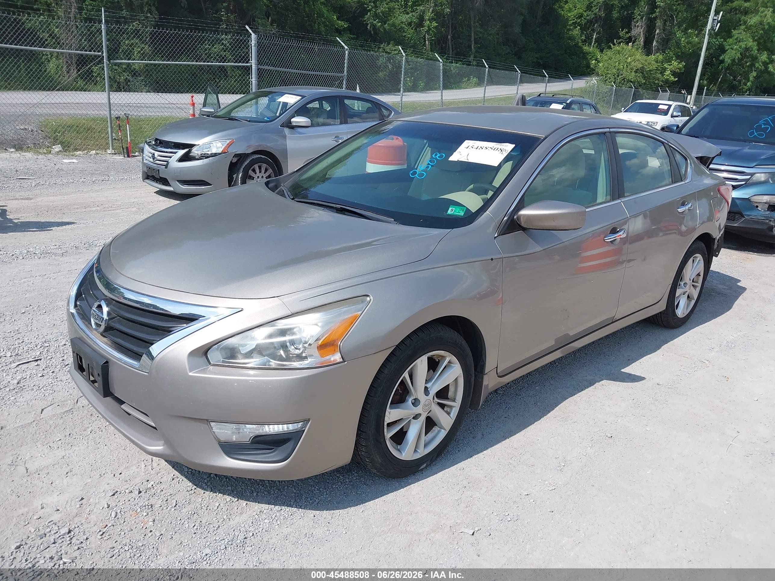 2013 Nissan Altima 2.5 Sv Золотой vin: 1N4AL3AP2DN424545
