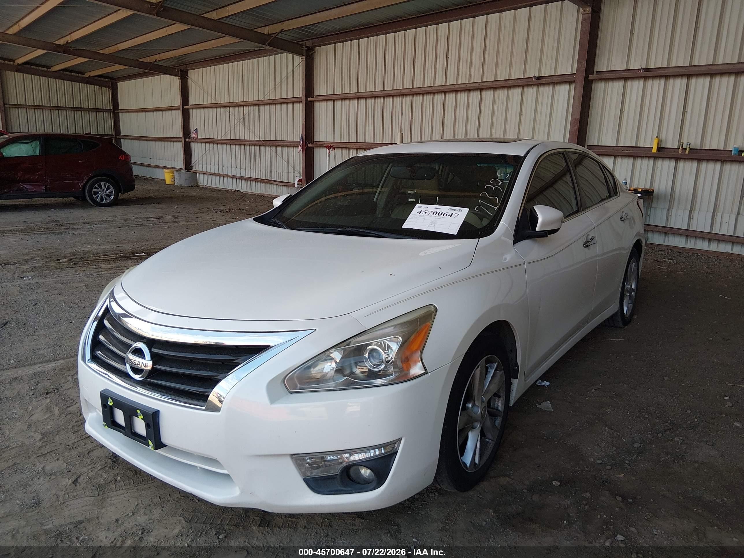 2013 Nissan Altima 2.5 Sl White vin: 1N4AL3AP2DN440096