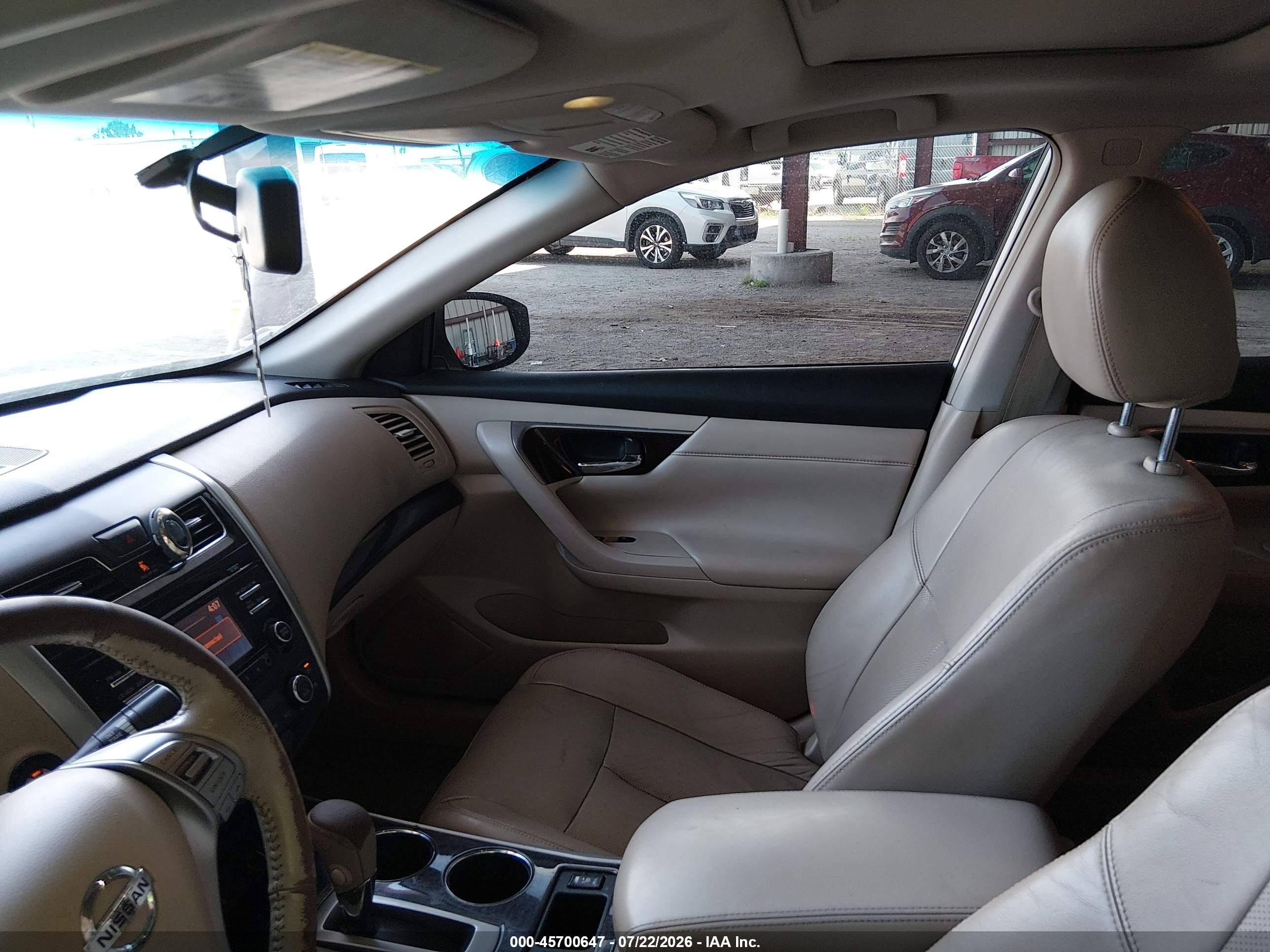 2013 Nissan Altima 2.5 Sl White vin: 1N4AL3AP2DN440096