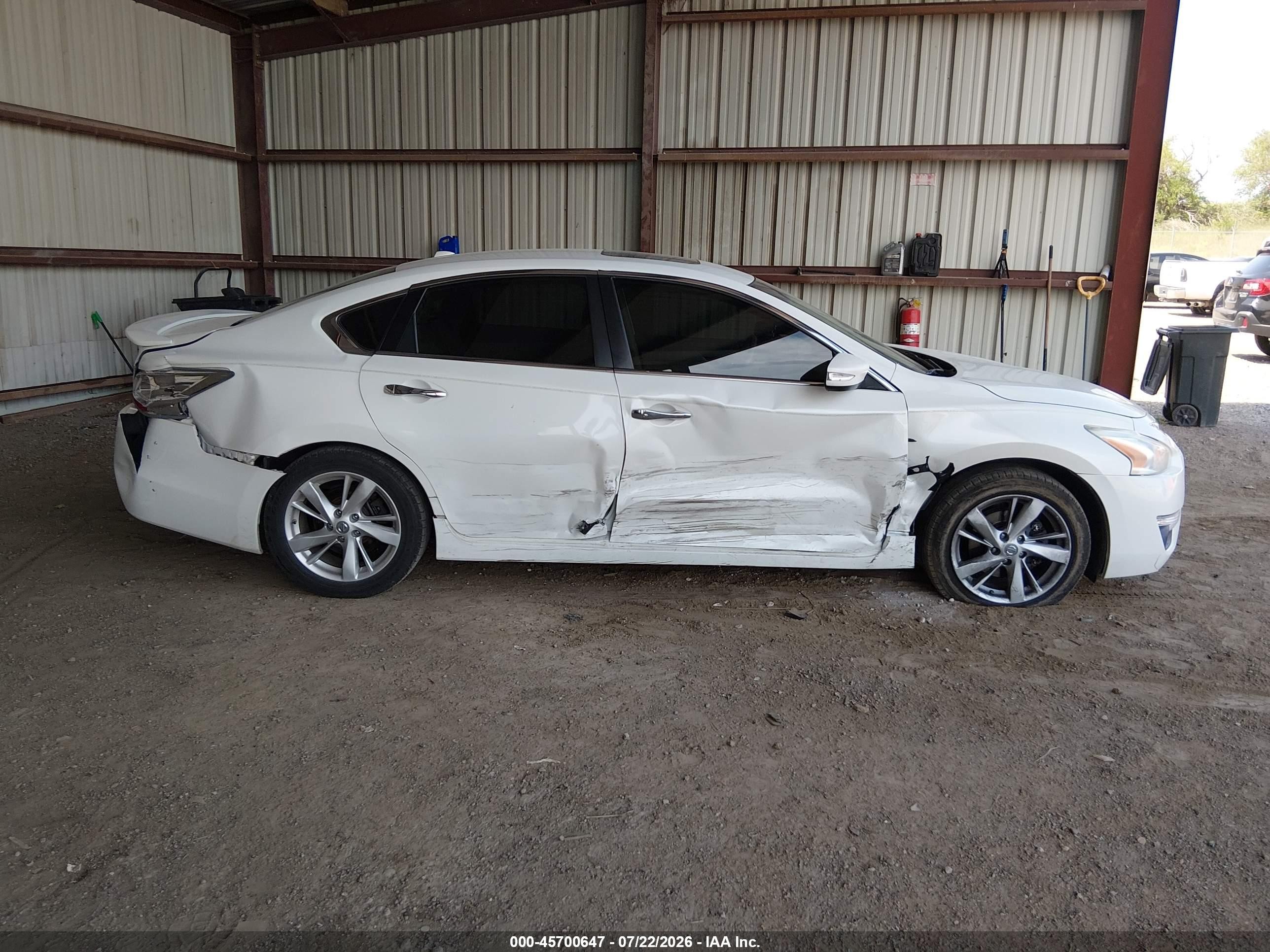 2013 Nissan Altima 2.5 Sl White vin: 1N4AL3AP2DN440096