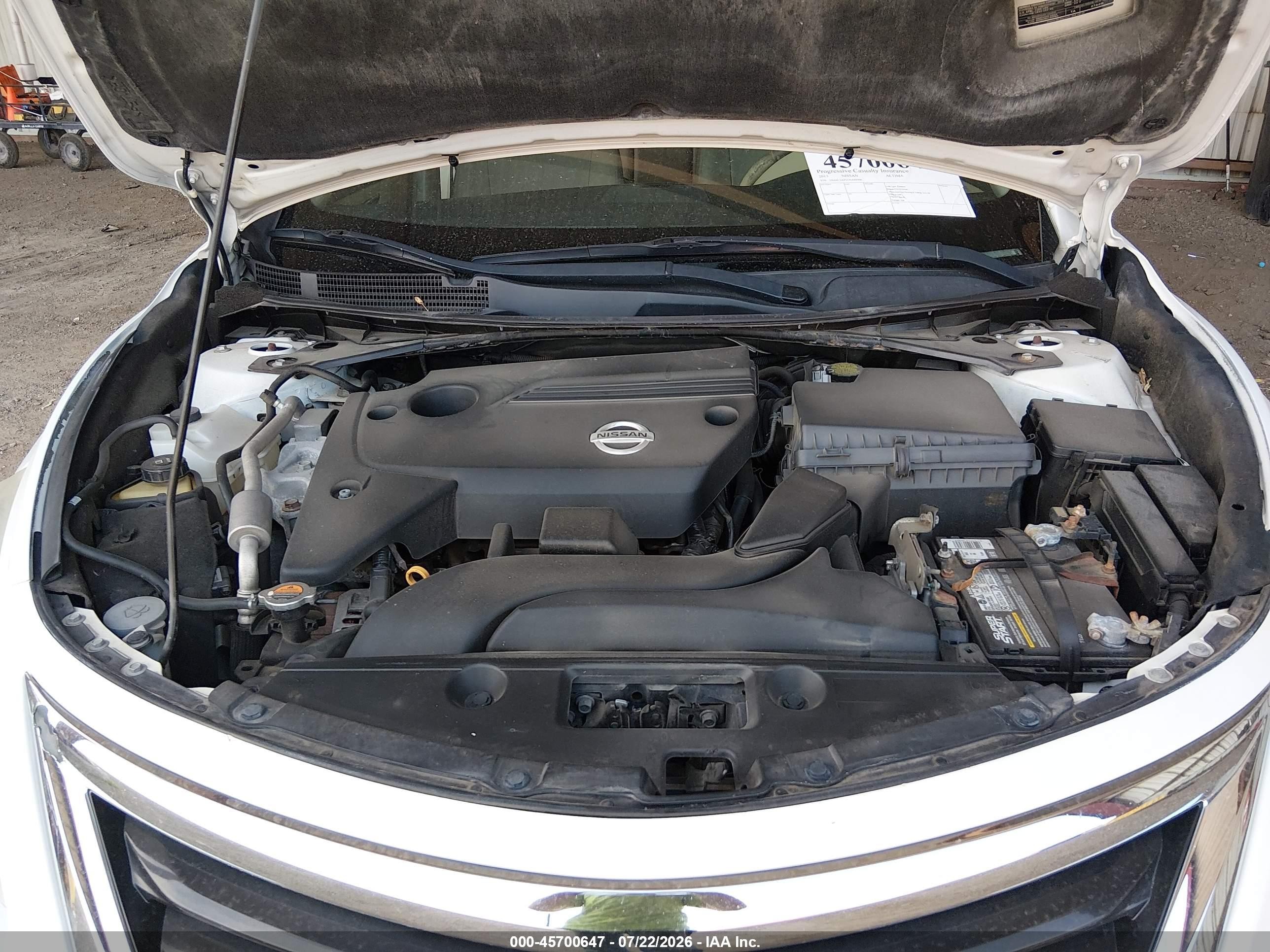 2013 Nissan Altima 2.5 Sl White vin: 1N4AL3AP2DN440096