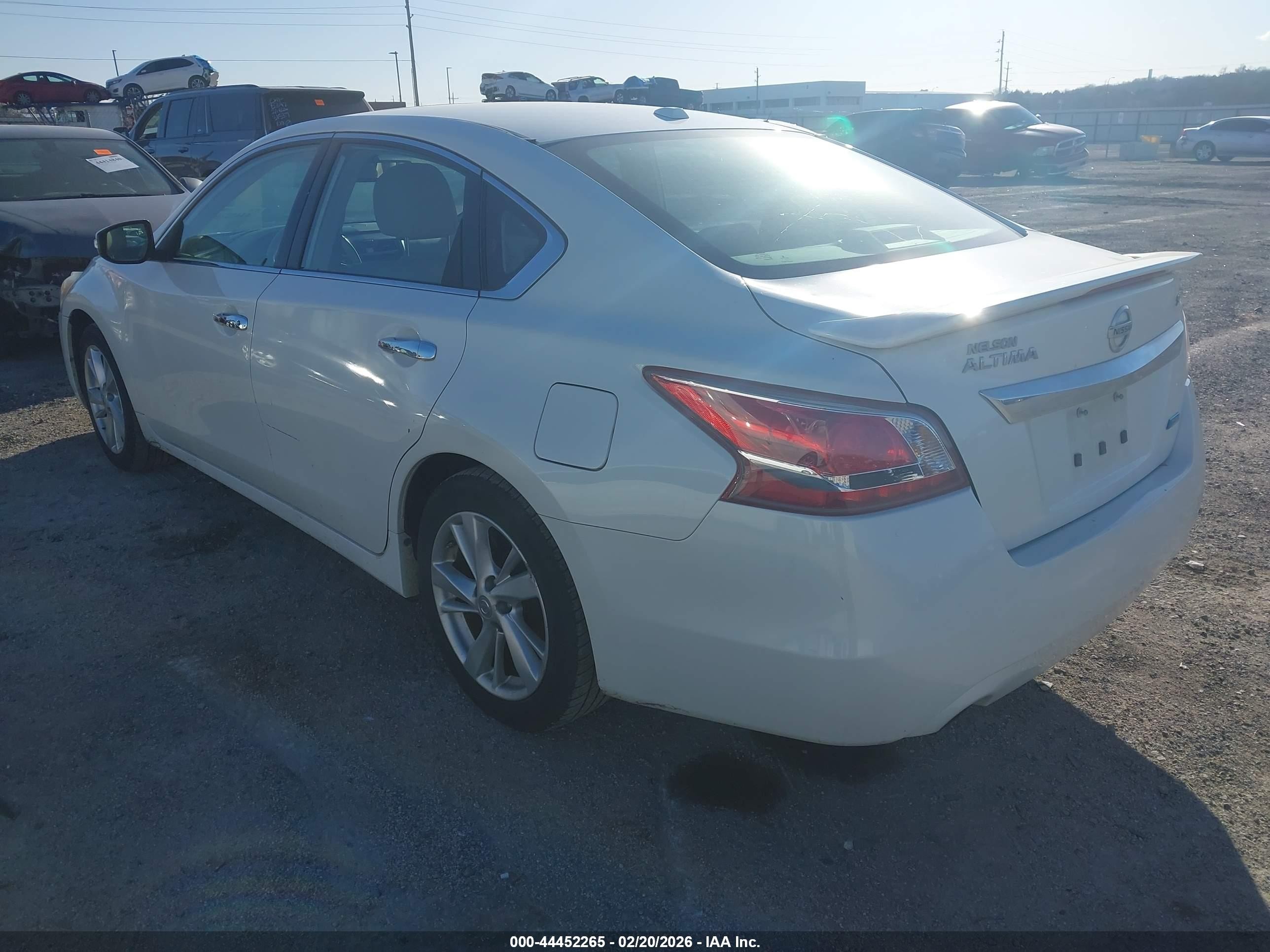2013 Nissan Altima 2.5 Sl White vin: 1N4AL3AP2DN442236