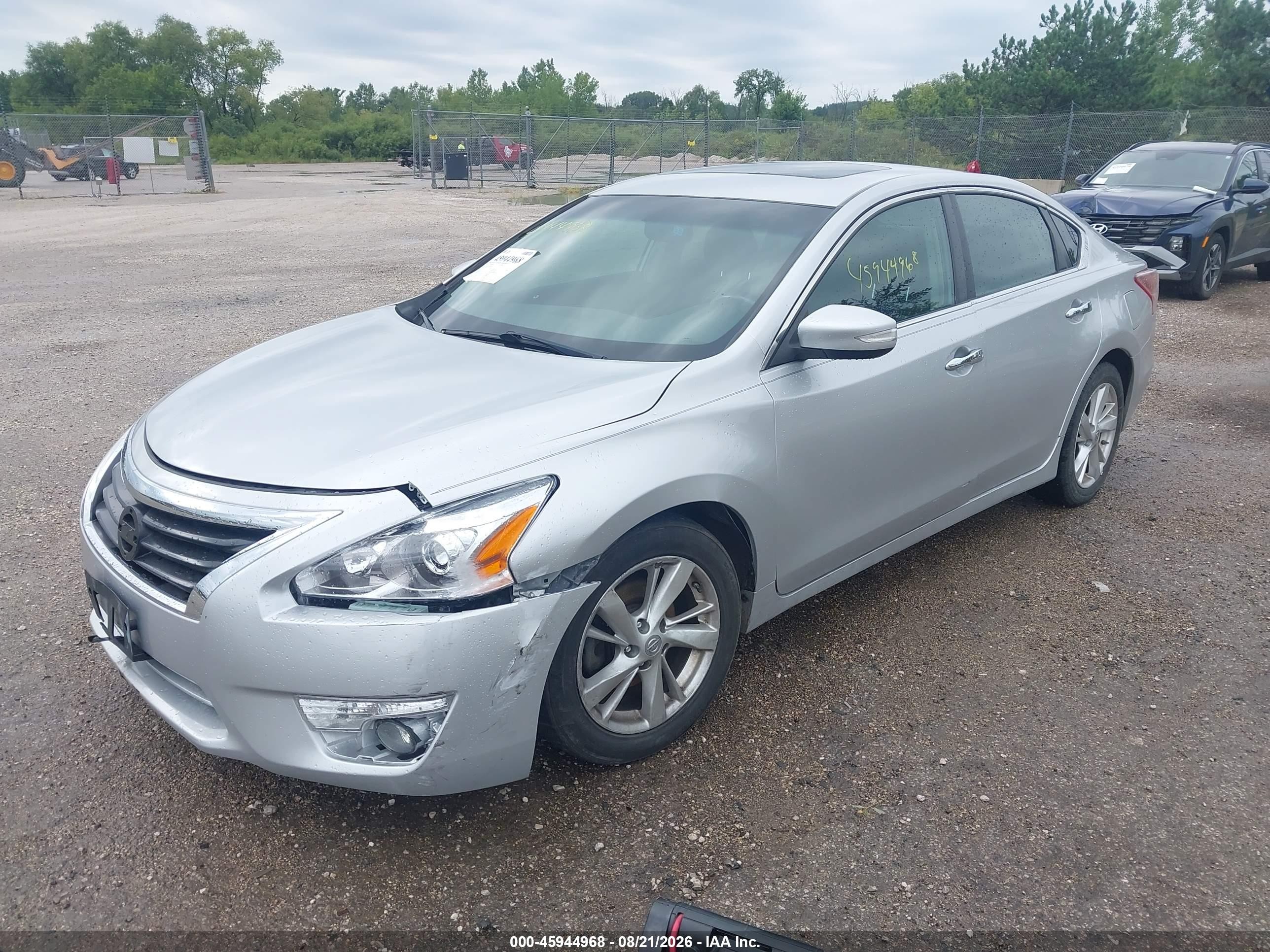 2013 Nissan Altima 2.5 Sv Silver vin: 1N4AL3AP2DN467864