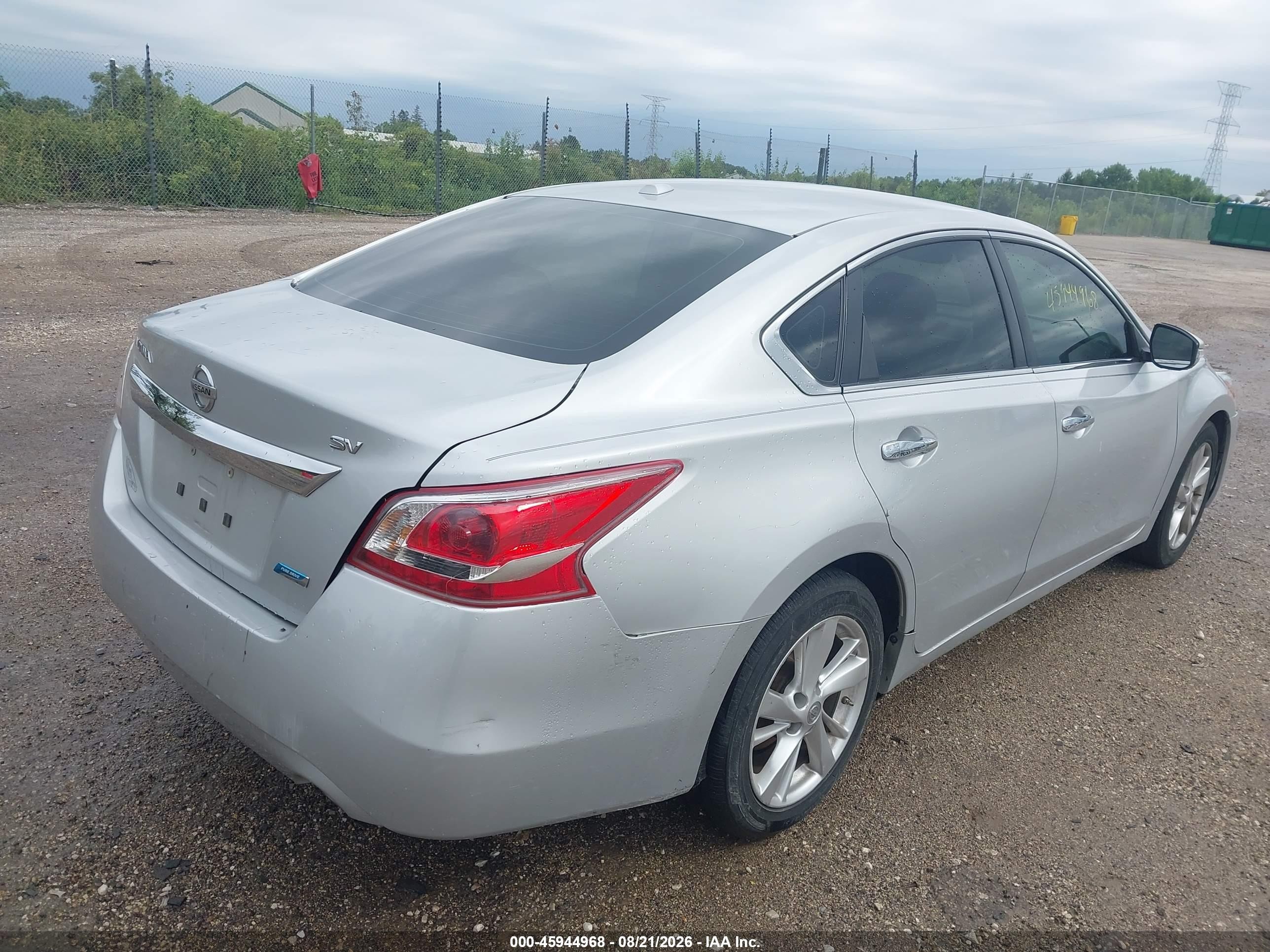 2013 Nissan Altima 2.5 Sv Silver vin: 1N4AL3AP2DN467864
