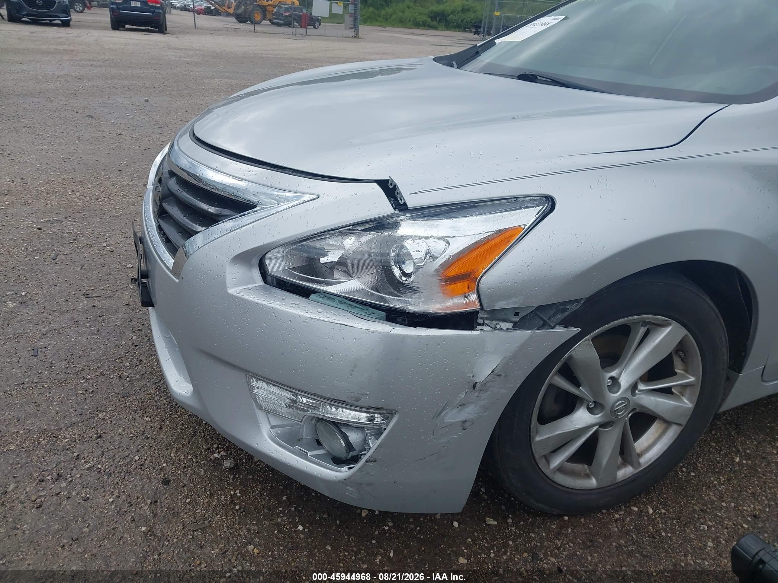 2013 Nissan Altima 2.5 Sv Silver vin: 1N4AL3AP2DN467864