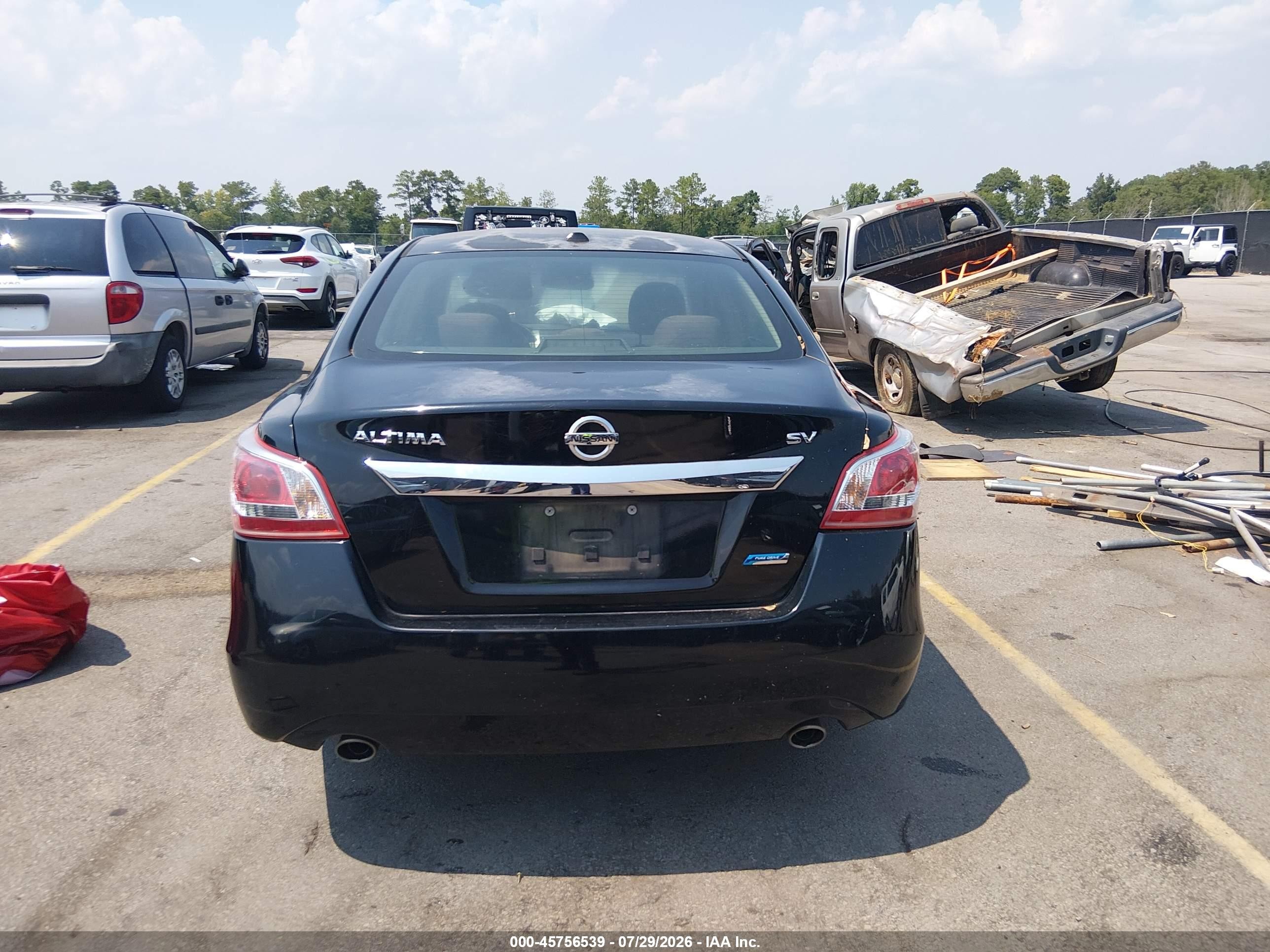 2013 Nissan Altima 2.5 Sv Black vin: 1N4AL3AP2DN472157