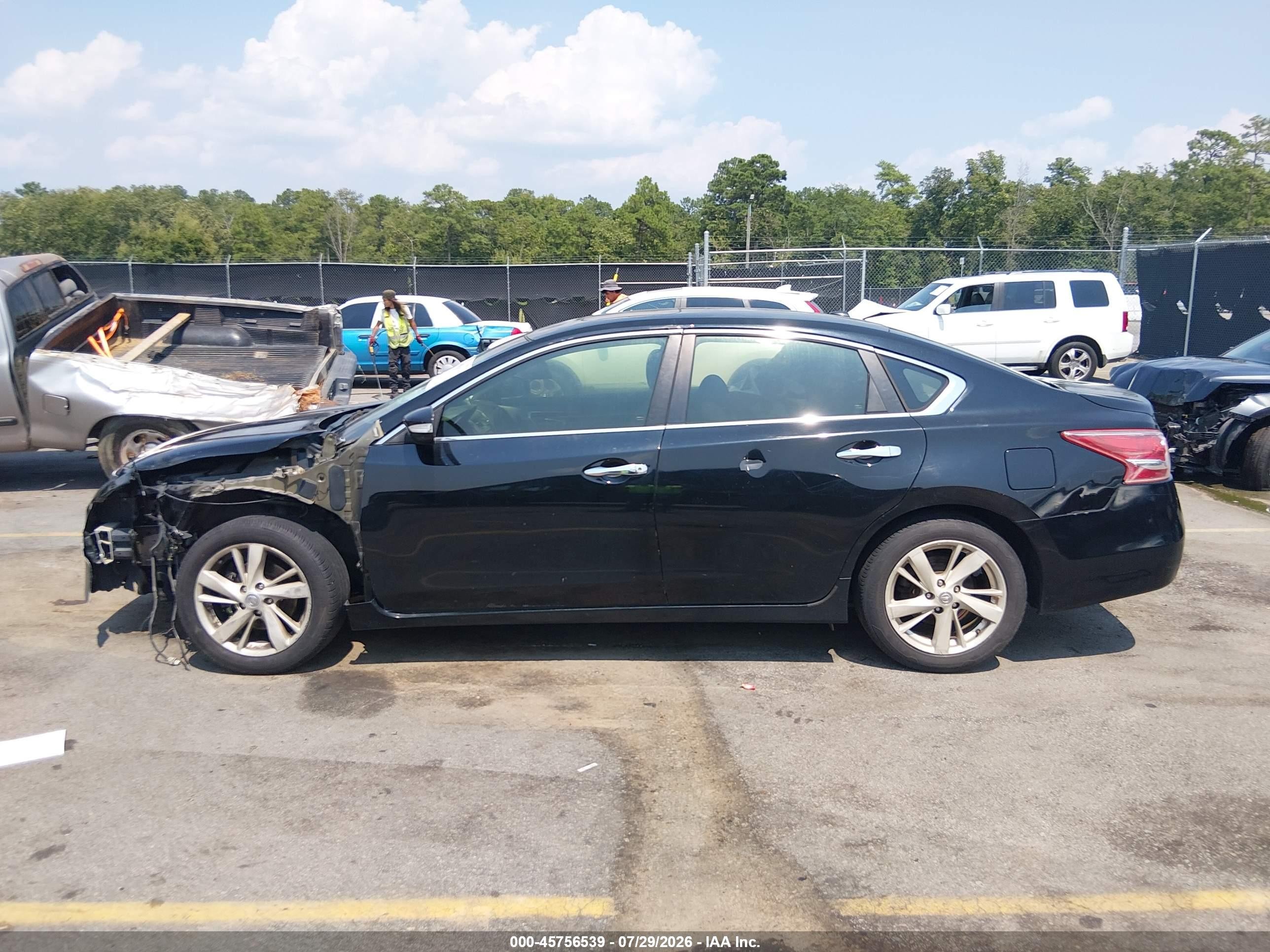 2013 Nissan Altima 2.5 Sv Black vin: 1N4AL3AP2DN472157