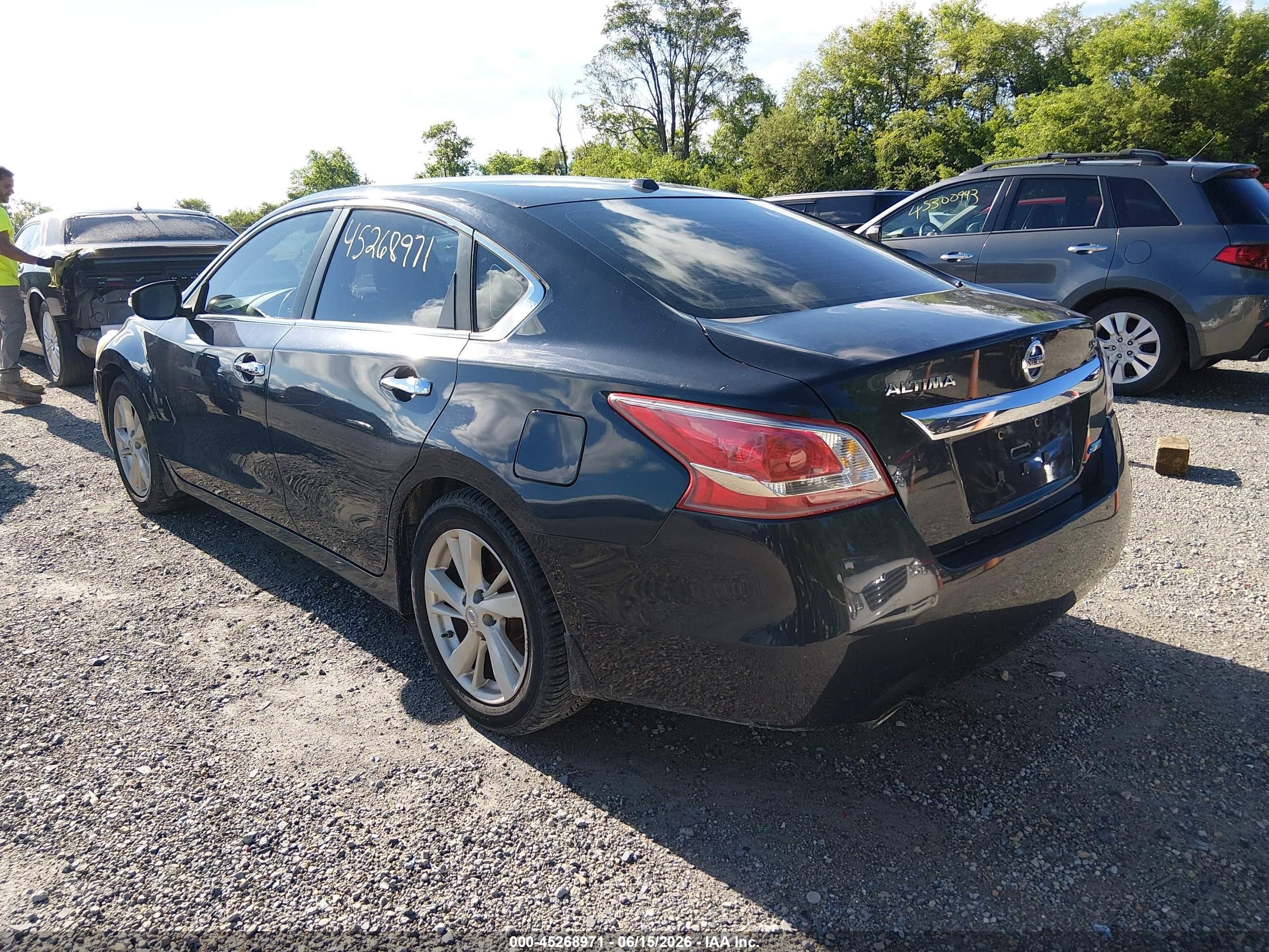2013 Nissan Altima 2.5 Sv Gray vin: 1N4AL3AP2DN475026