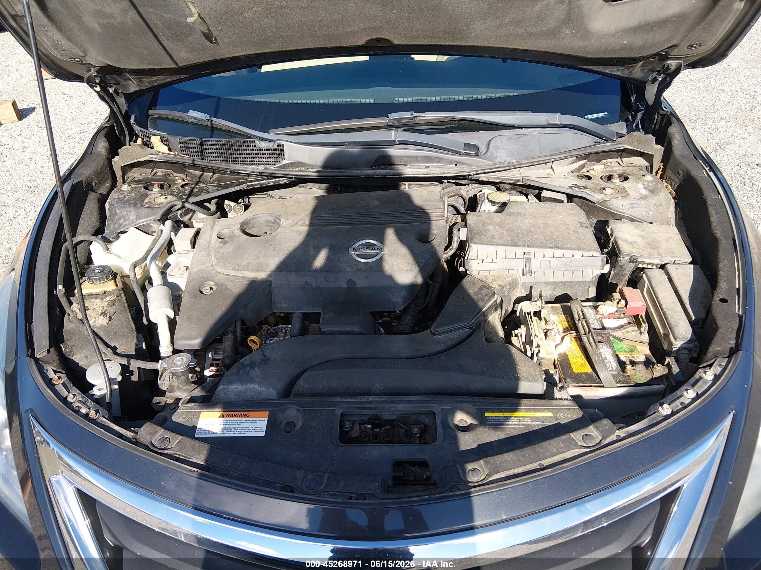 2013 Nissan Altima 2.5 Sv Gray vin: 1N4AL3AP2DN475026
