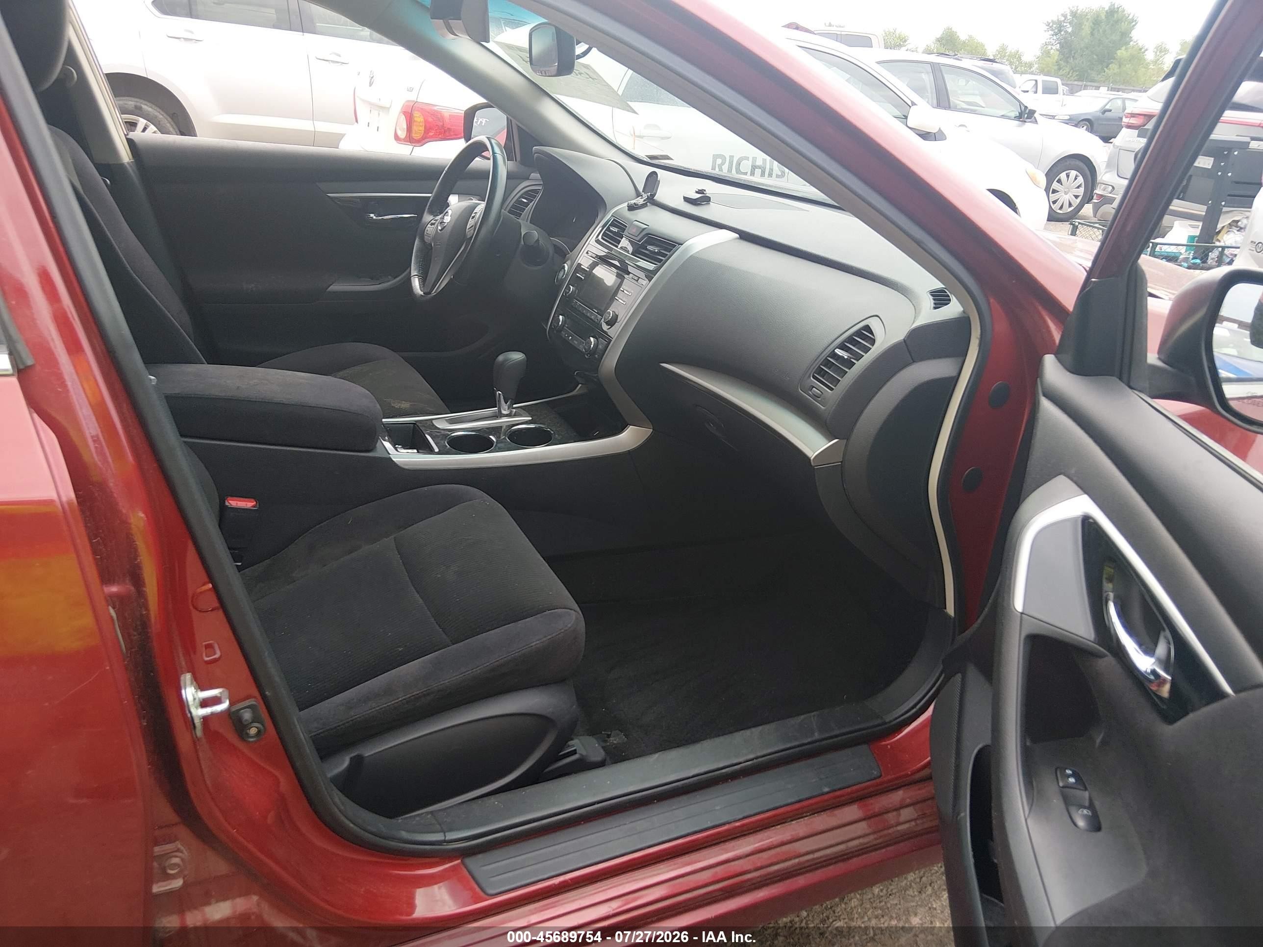 2013 Nissan Altima 2.5 Sv Burgundy vin: 1N4AL3AP2DN475494
