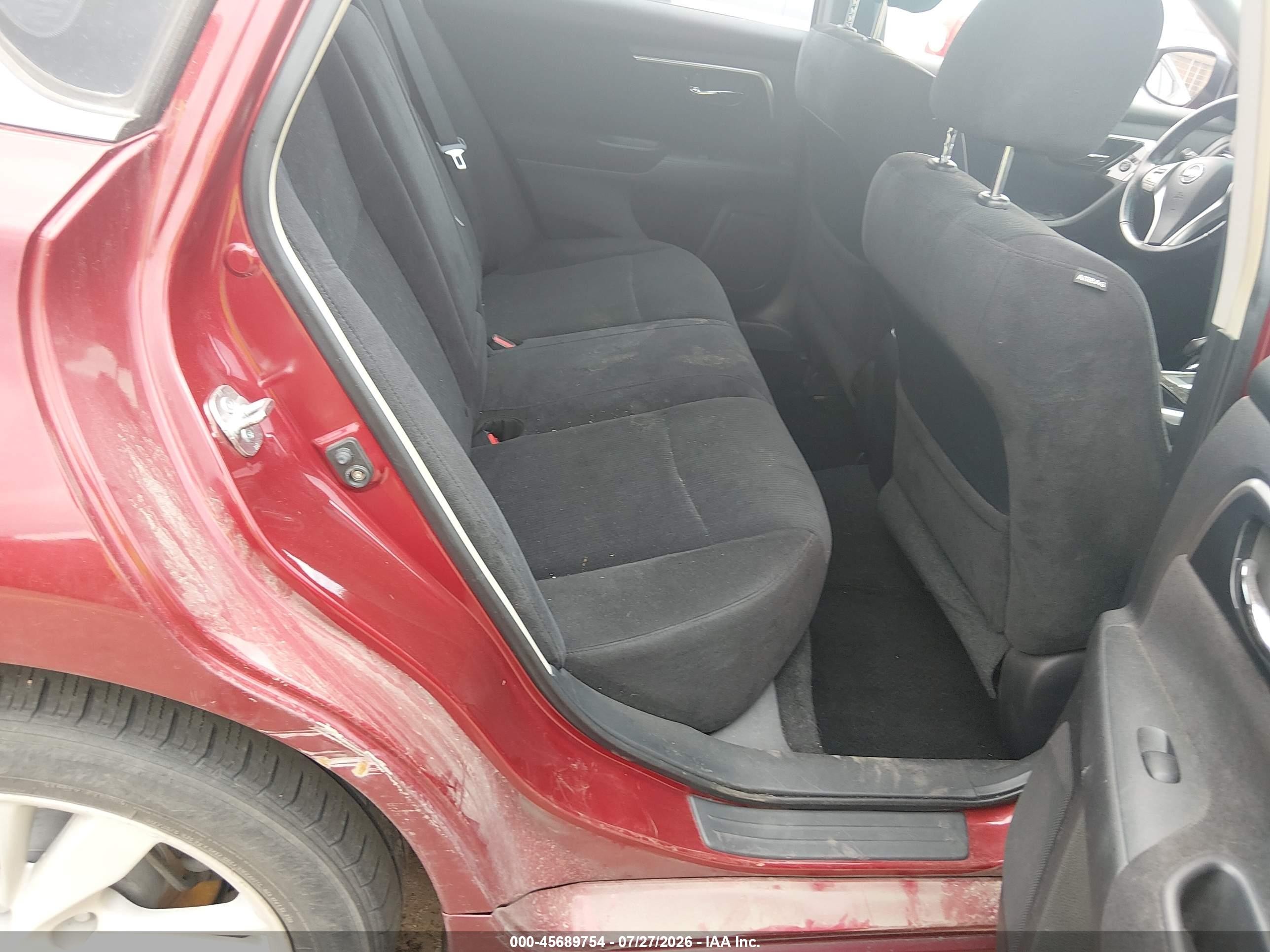 2013 Nissan Altima 2.5 Sv Burgundy vin: 1N4AL3AP2DN475494