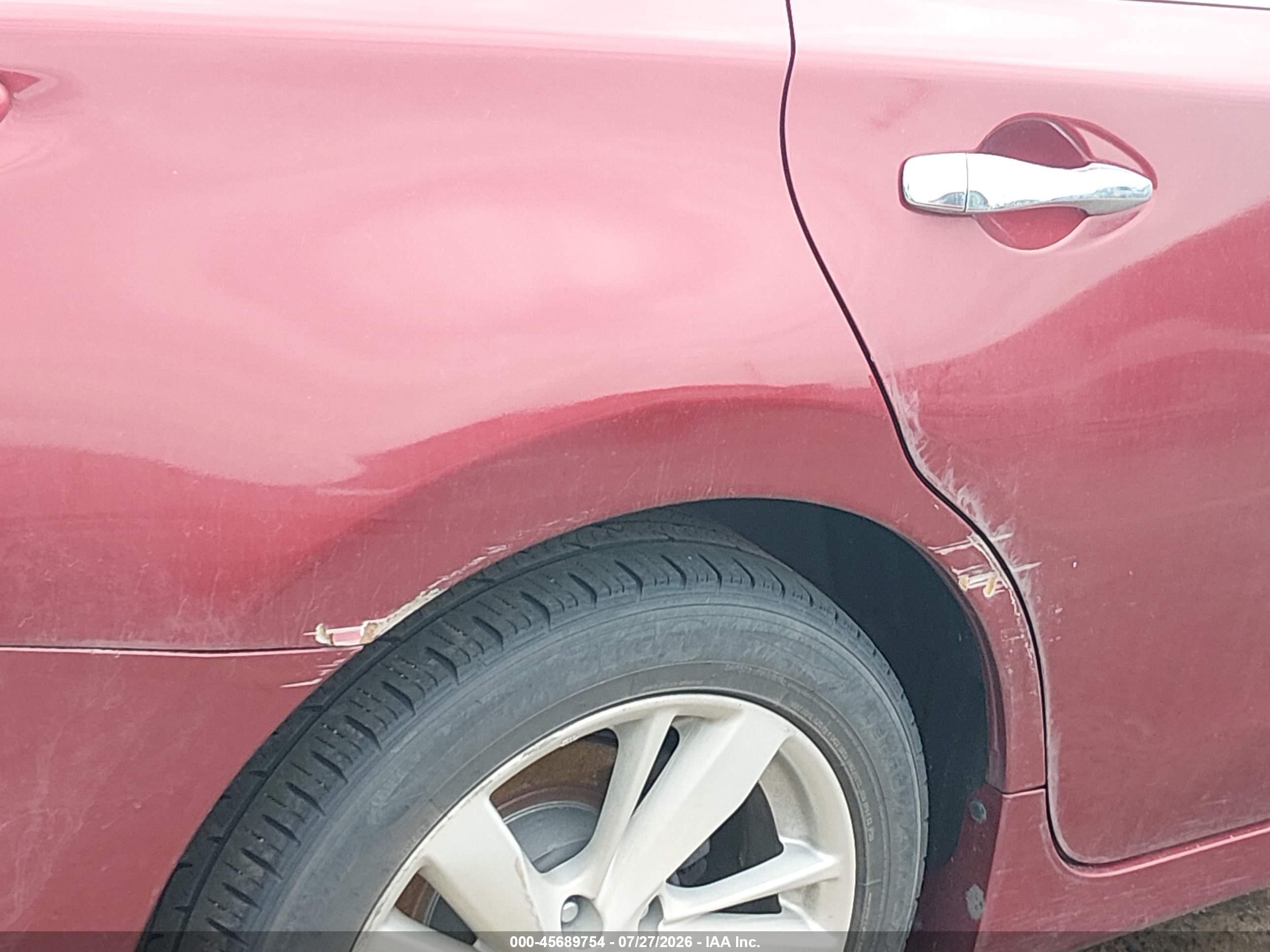 2013 Nissan Altima 2.5 Sv Burgundy vin: 1N4AL3AP2DN475494