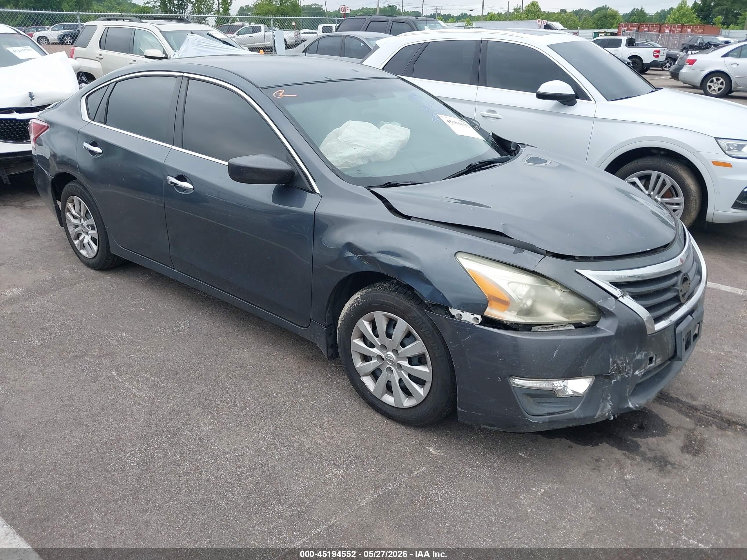 2013 Nissan Altima 2.5 S Gray vin: 1N4AL3AP2DN475592