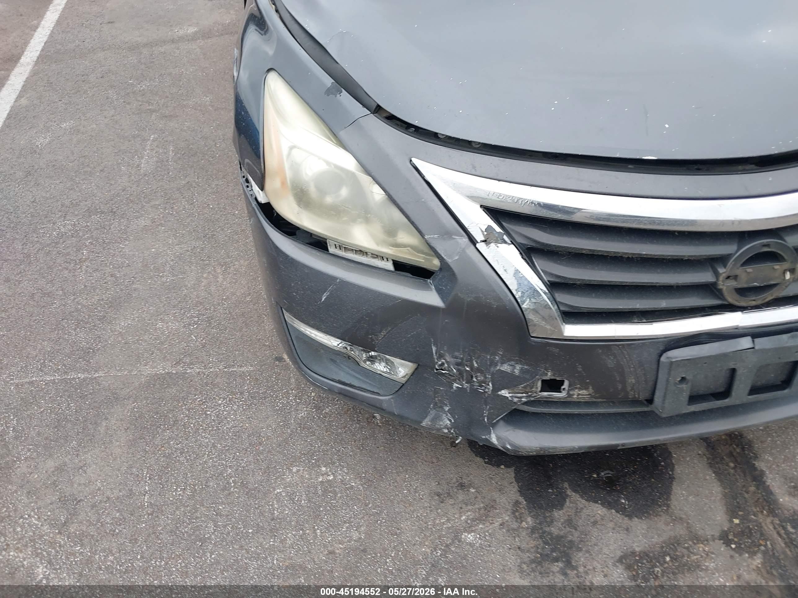 2013 Nissan Altima 2.5 S Gray vin: 1N4AL3AP2DN475592