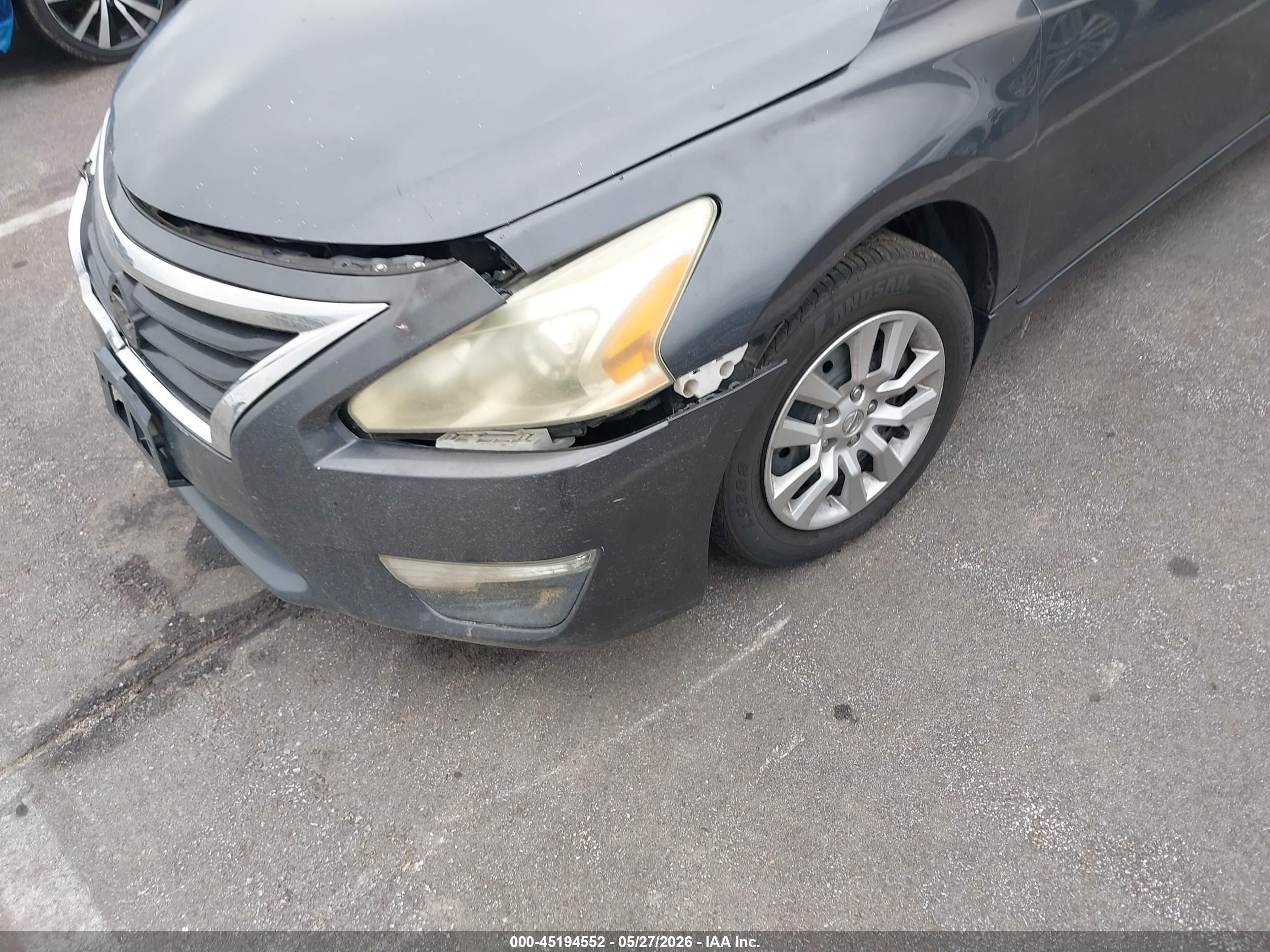 2013 Nissan Altima 2.5 S Gray vin: 1N4AL3AP2DN475592