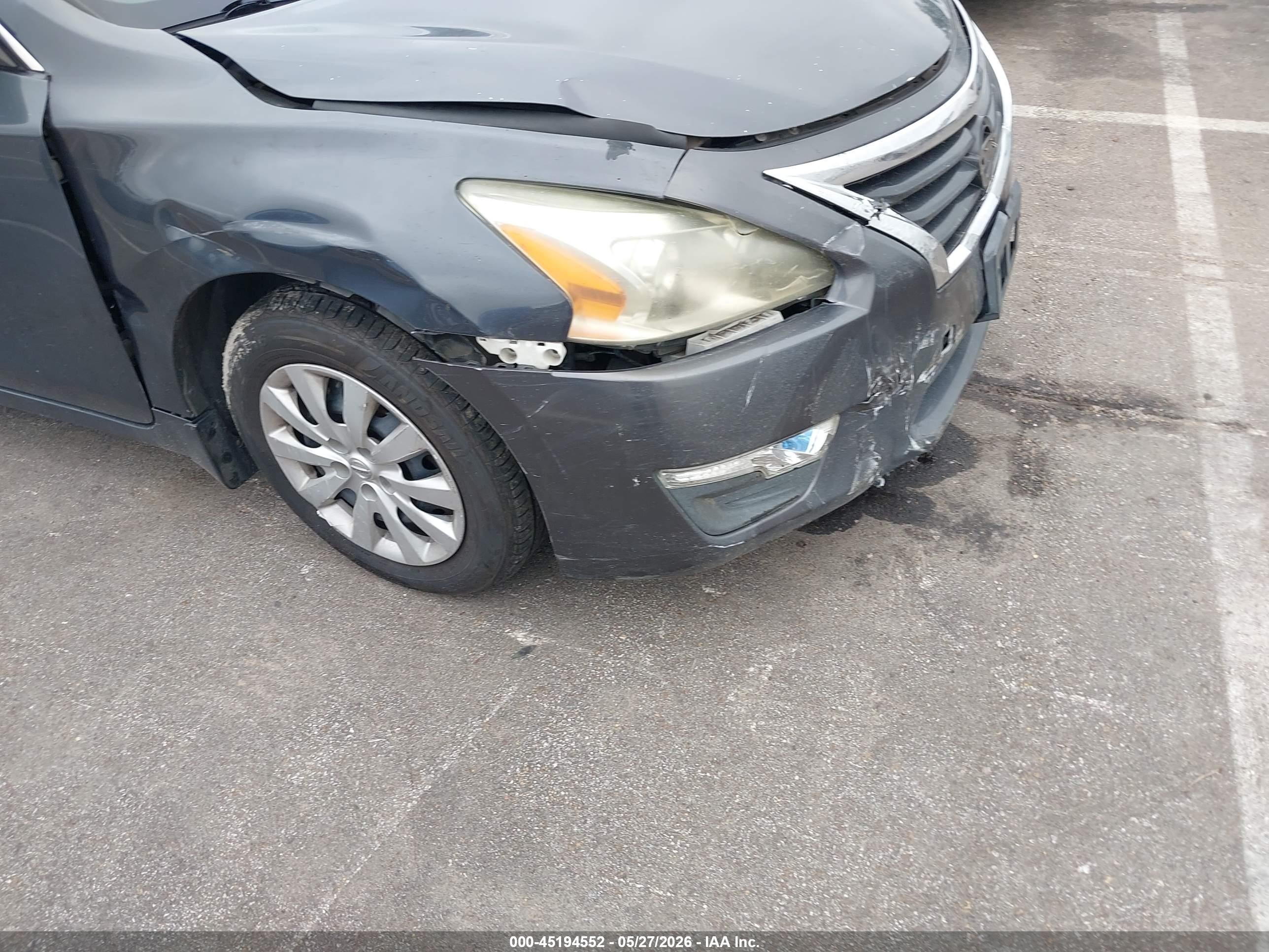 2013 Nissan Altima 2.5 S Gray vin: 1N4AL3AP2DN475592