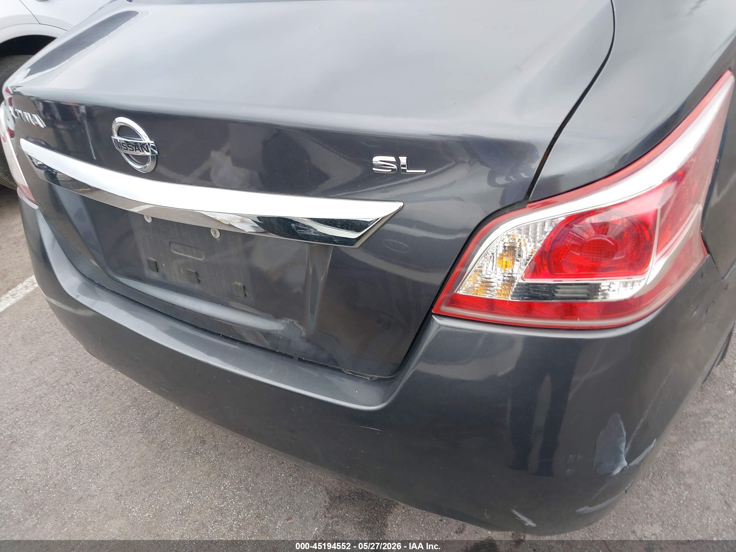 2013 Nissan Altima 2.5 S Gray vin: 1N4AL3AP2DN475592