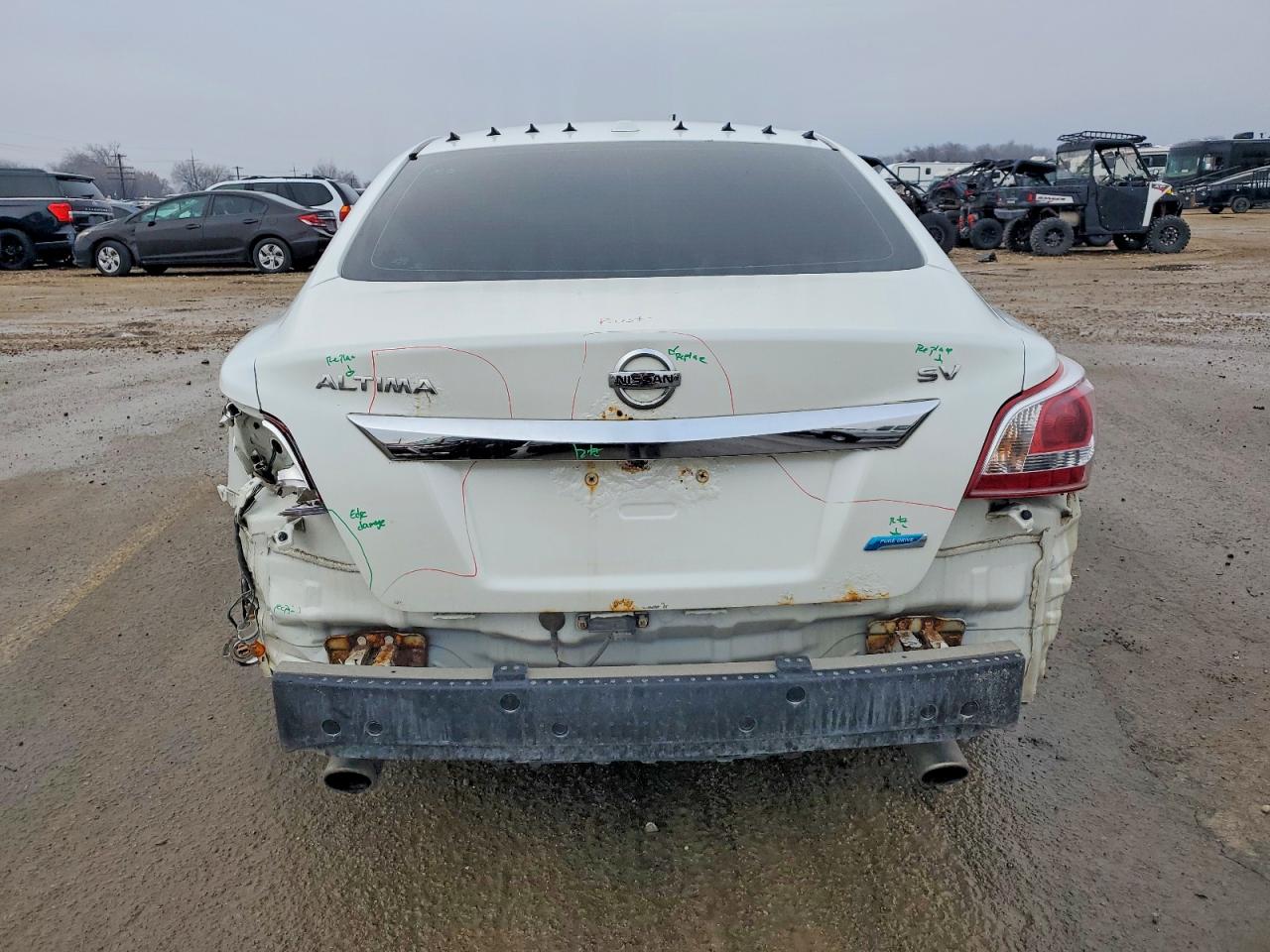 2013 Nissan Altima 2.5 Белый vin: 1N4AL3AP2DN498869
