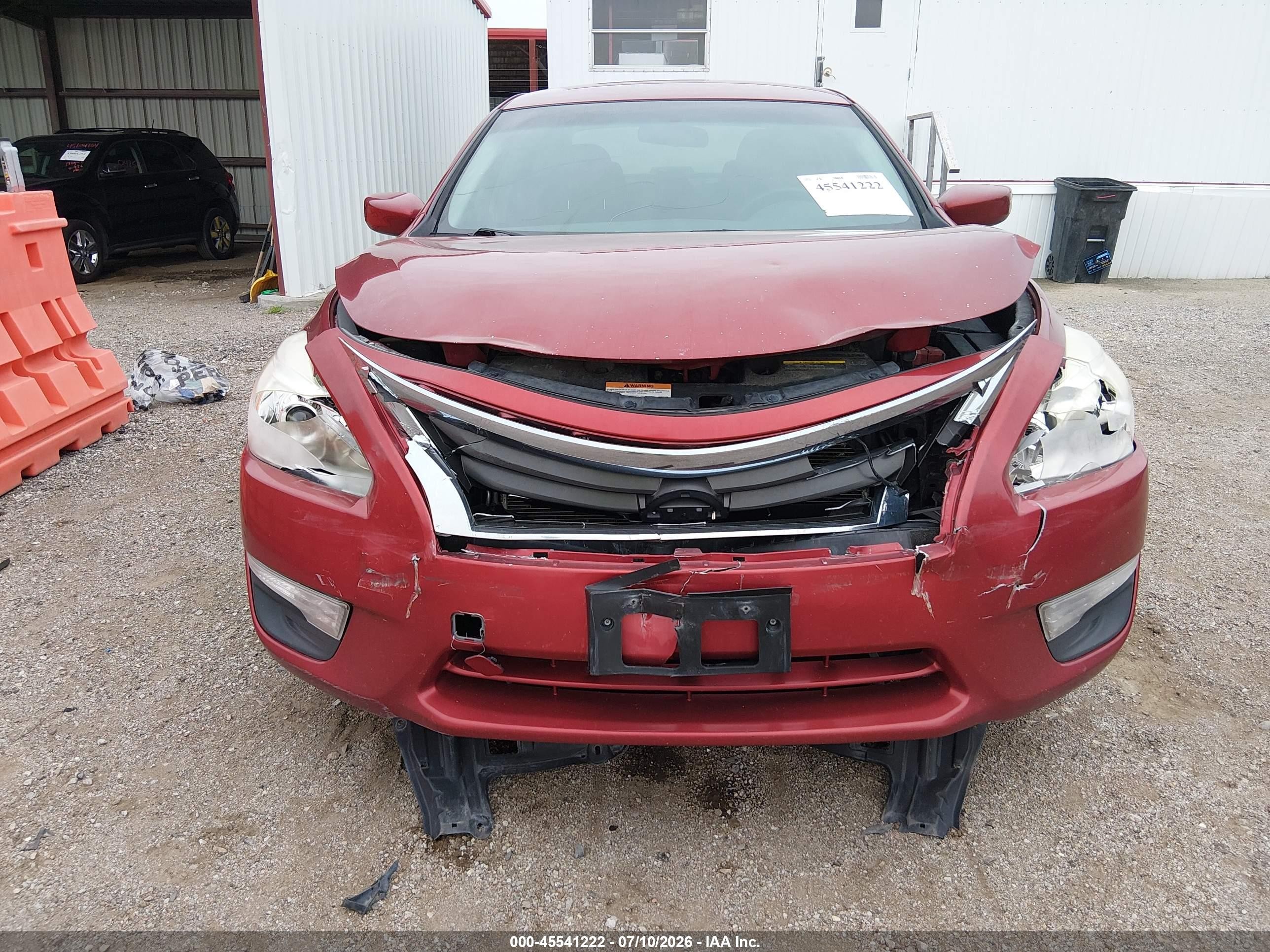 2013 Nissan Altima 2.5 S Red vin: 1N4AL3AP2DN507683
