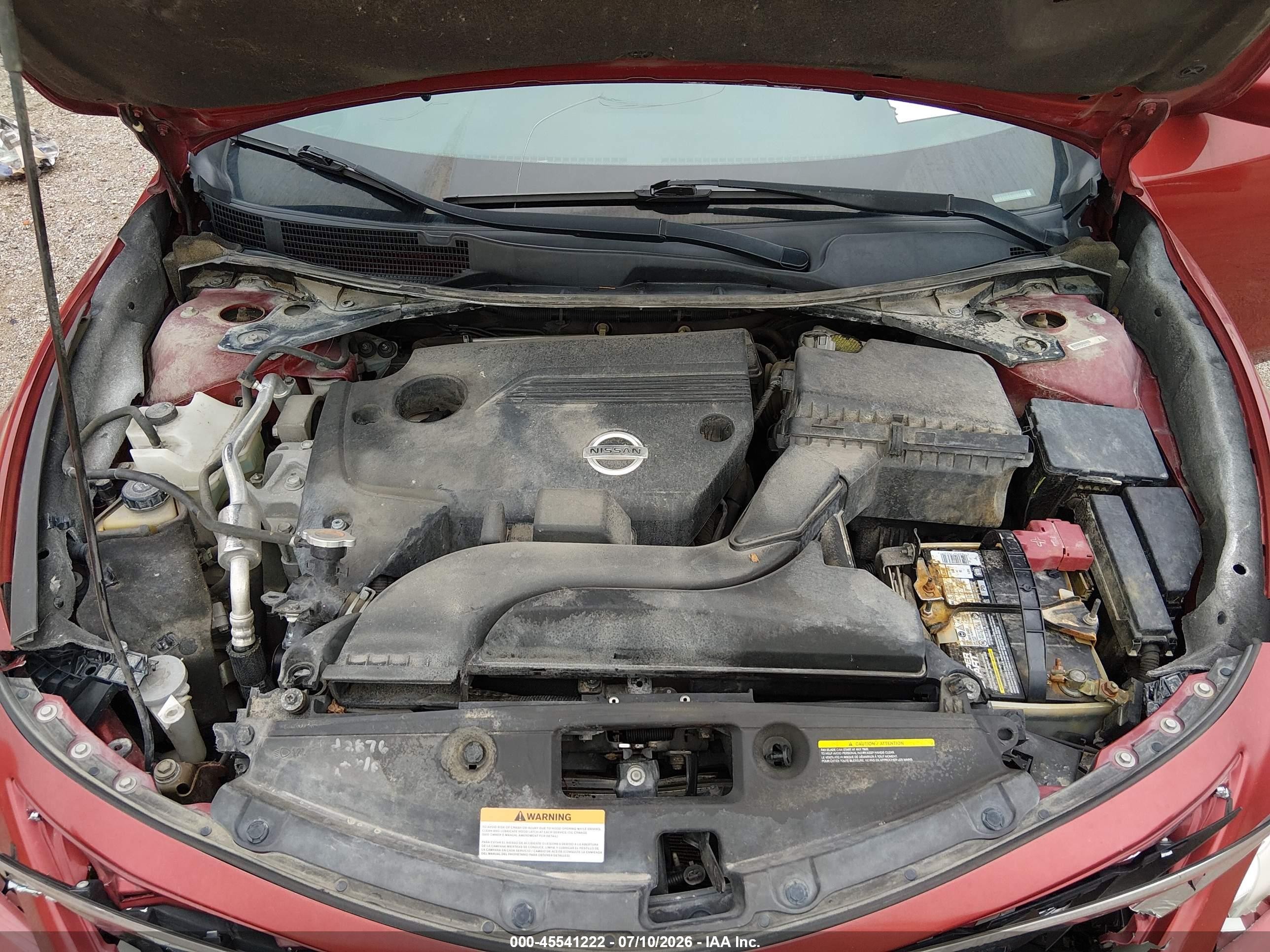 2013 Nissan Altima 2.5 S Red vin: 1N4AL3AP2DN507683