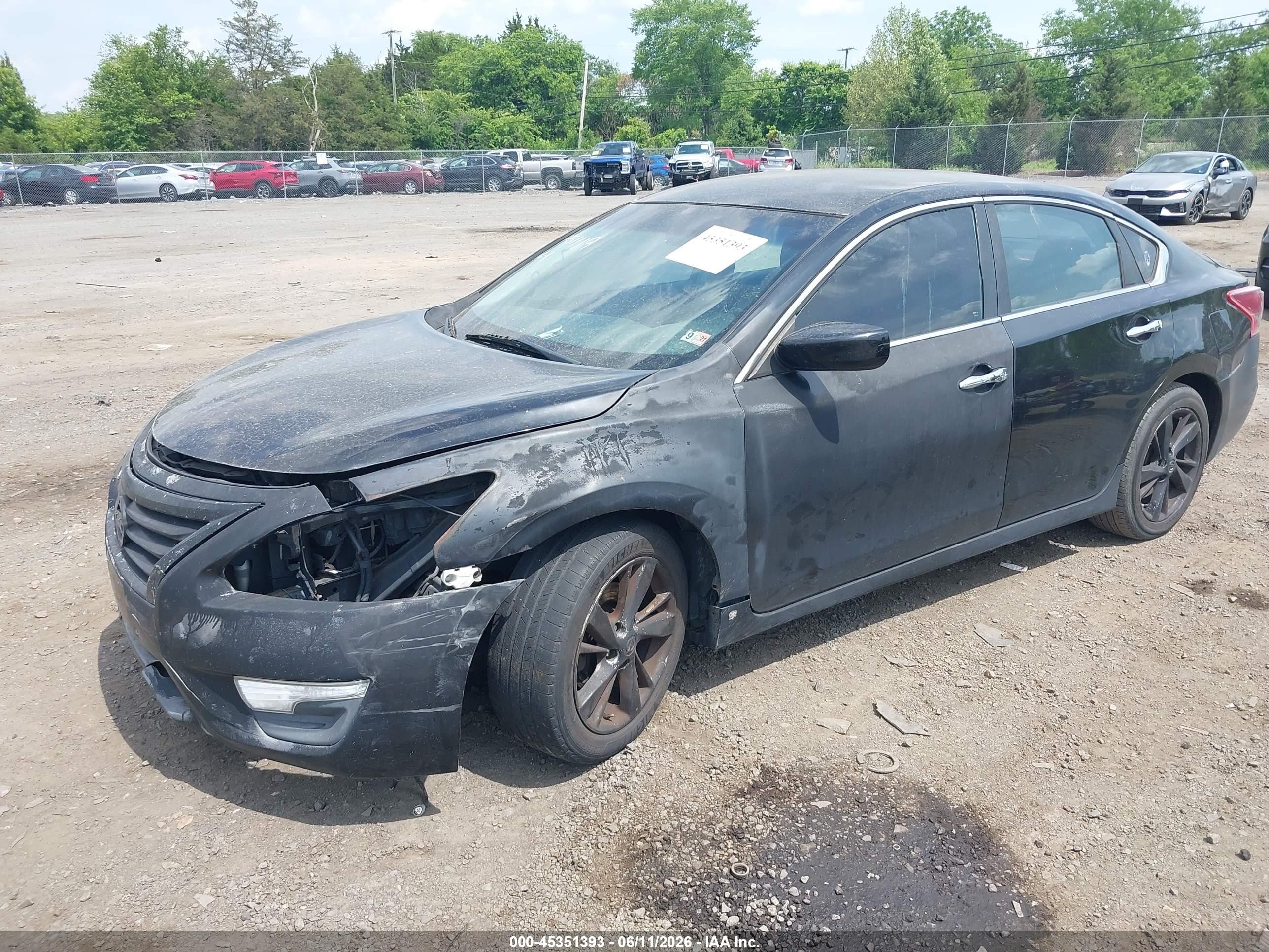 2013 Nissan Altima 2.5 S Black vin: 1N4AL3AP2DN516318
