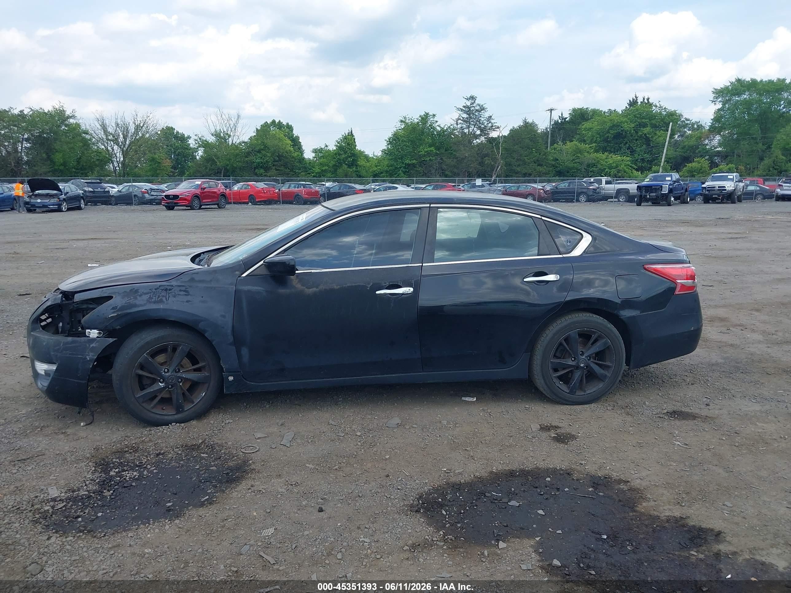 2013 Nissan Altima 2.5 S Black vin: 1N4AL3AP2DN516318