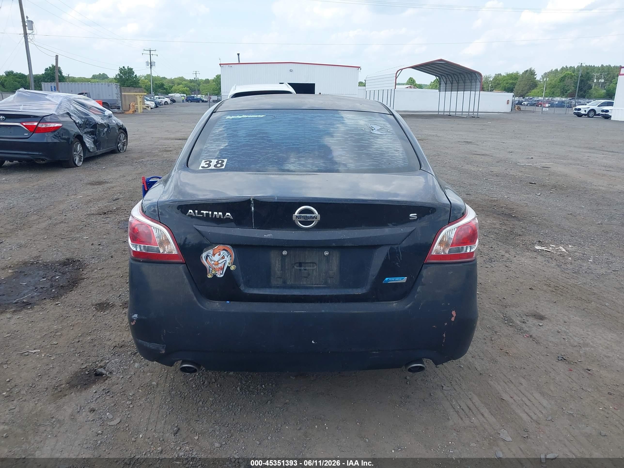 2013 Nissan Altima 2.5 S Black vin: 1N4AL3AP2DN516318