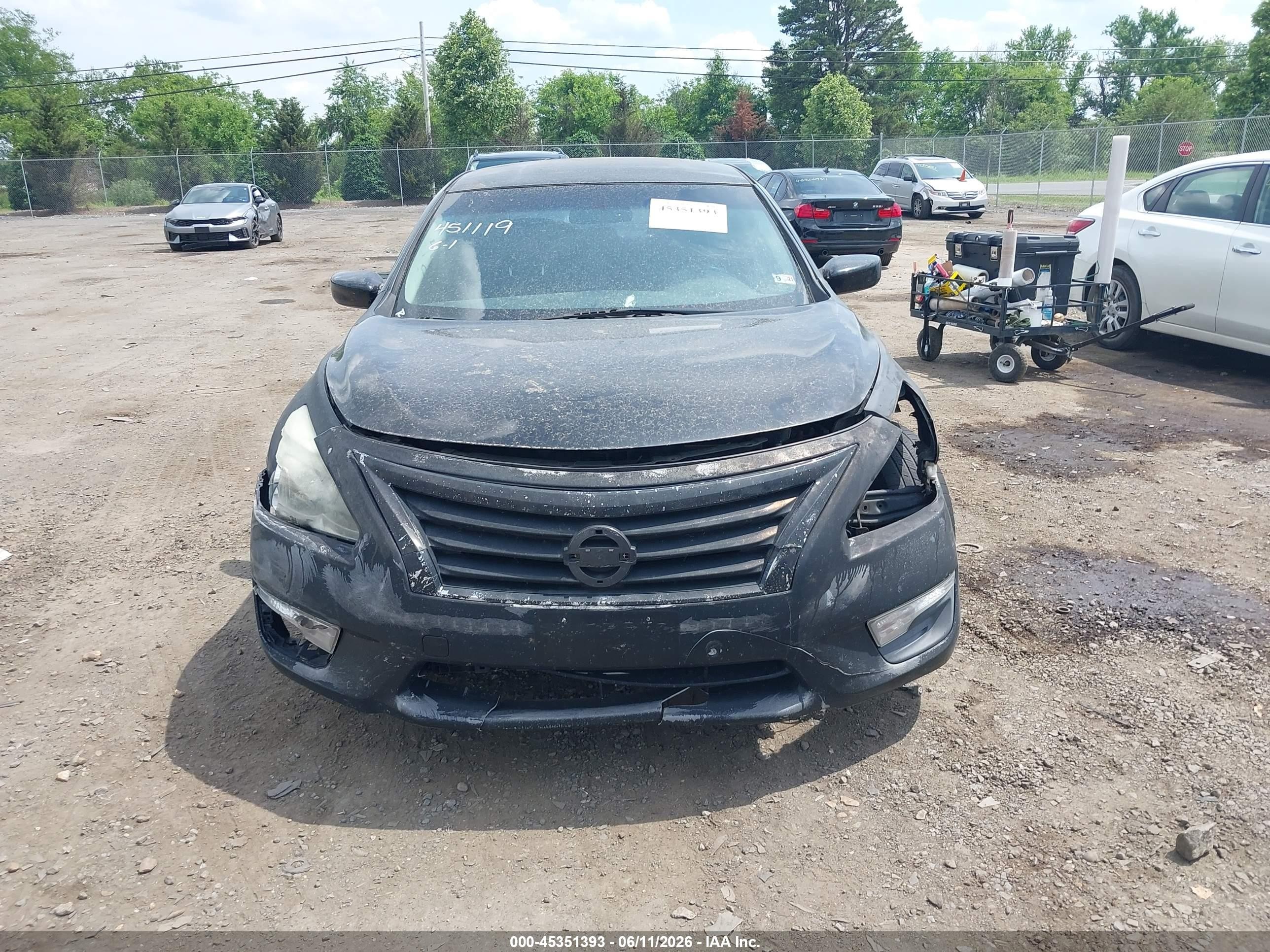 2013 Nissan Altima 2.5 S Black vin: 1N4AL3AP2DN516318
