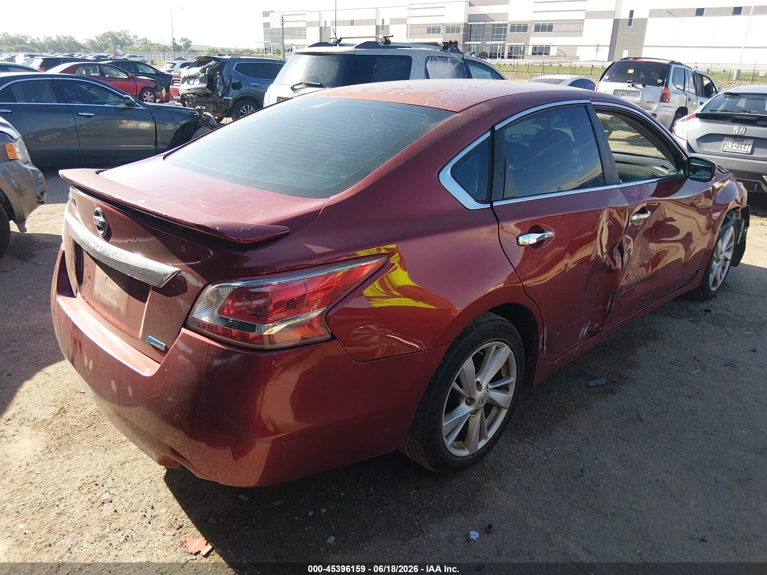 2013 Nissan Altima 2.5 S Red vin: 1N4AL3AP2DN525214