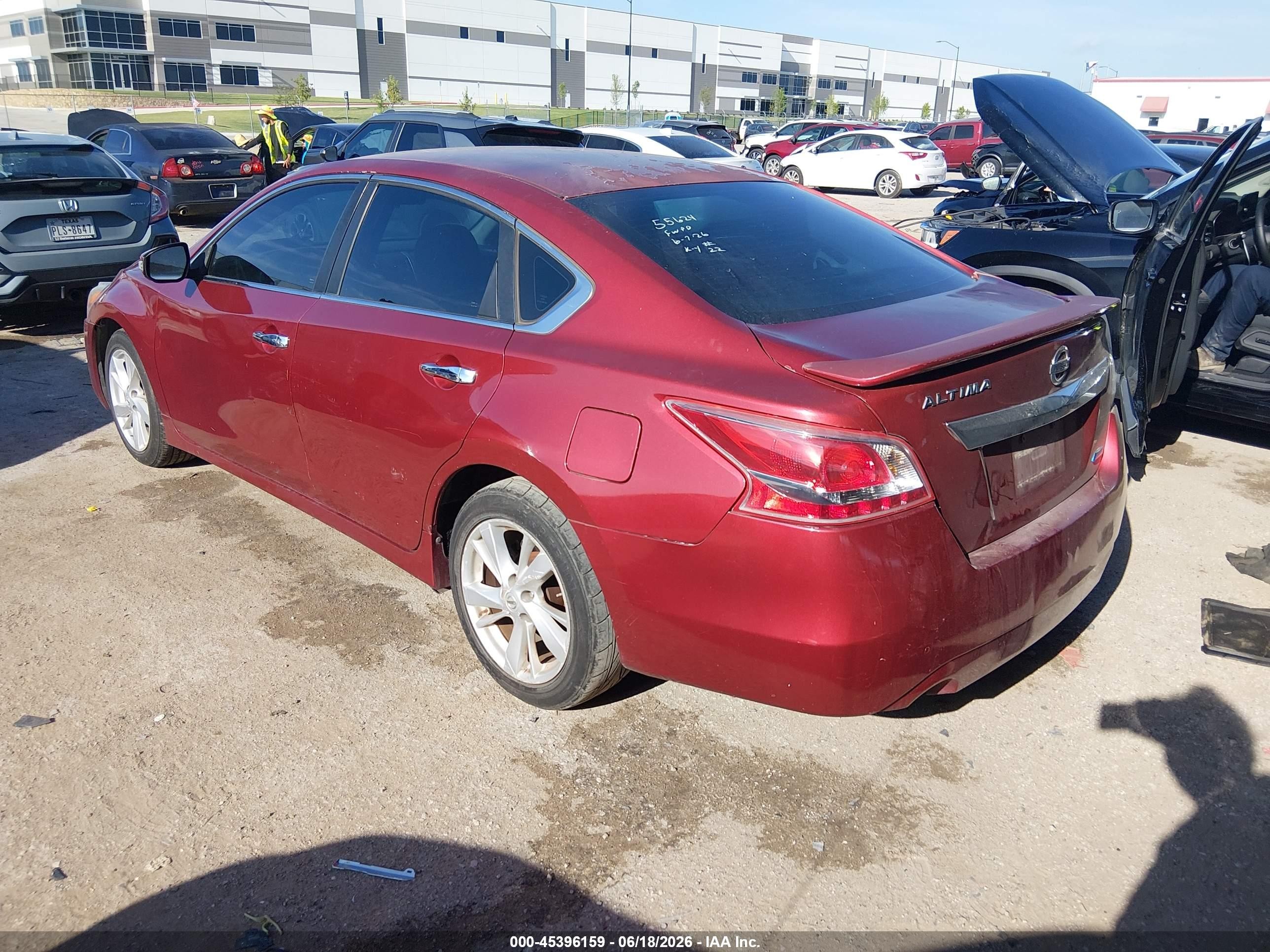 2013 Nissan Altima 2.5 S Red vin: 1N4AL3AP2DN525214