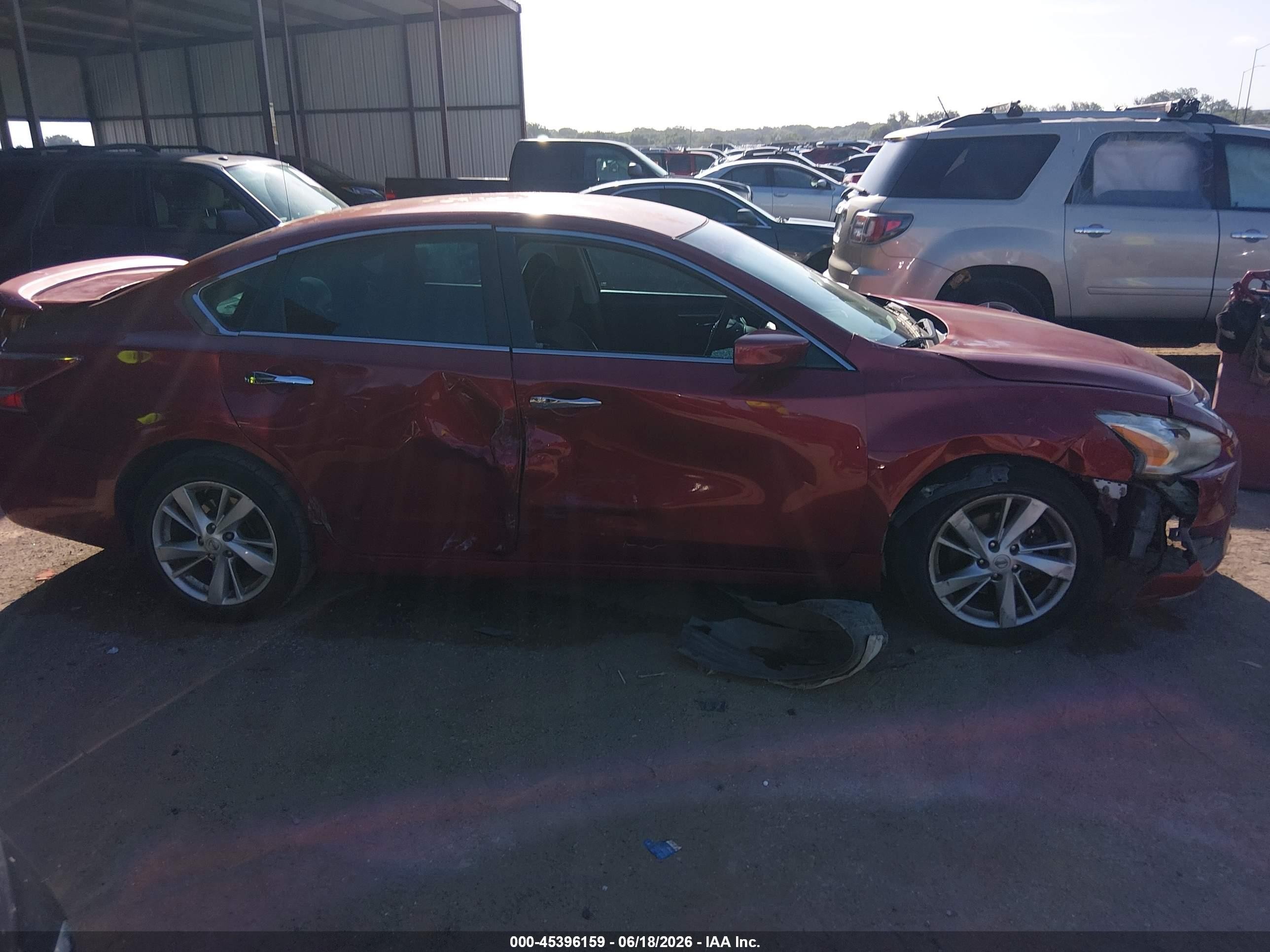 2013 Nissan Altima 2.5 S Red vin: 1N4AL3AP2DN525214