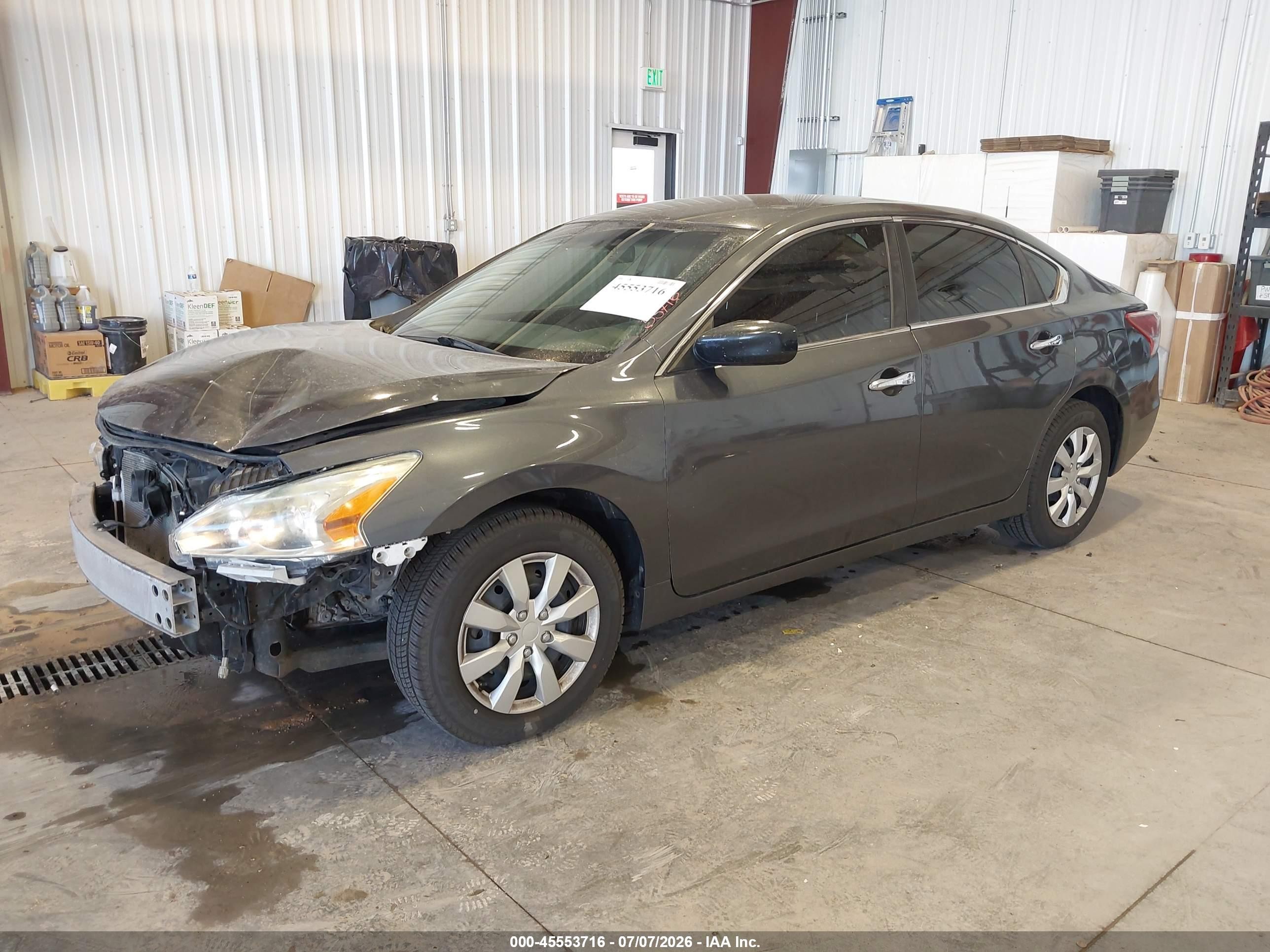 2013 Nissan Altima 2.5 S Gray vin: 1N4AL3AP2DN531529