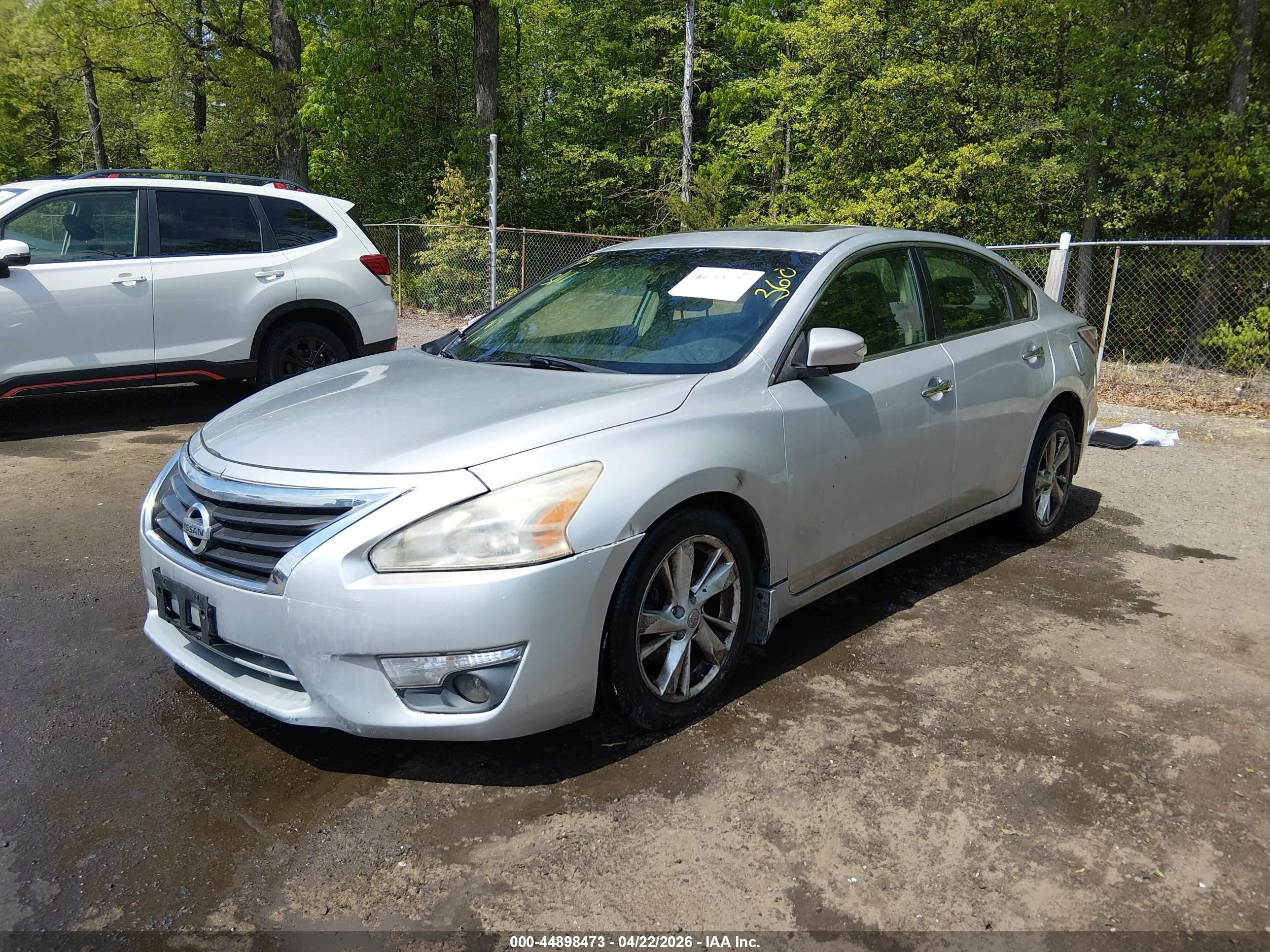 2013 Nissan Altima 2.5 Sl Silver vin: 1N4AL3AP2DN531790