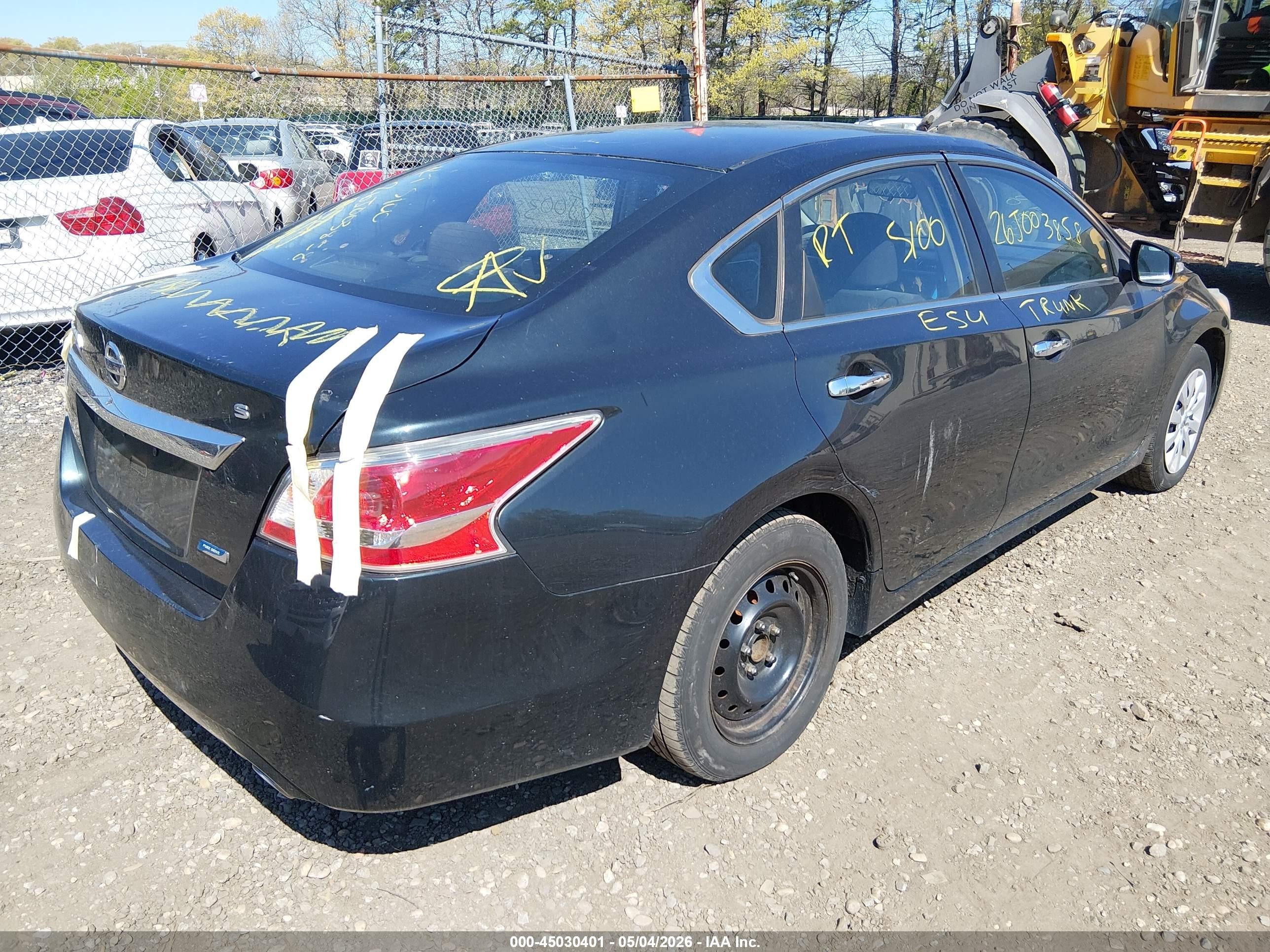 2013 Nissan Altima 2.5 S Black vin: 1N4AL3AP2DN536228