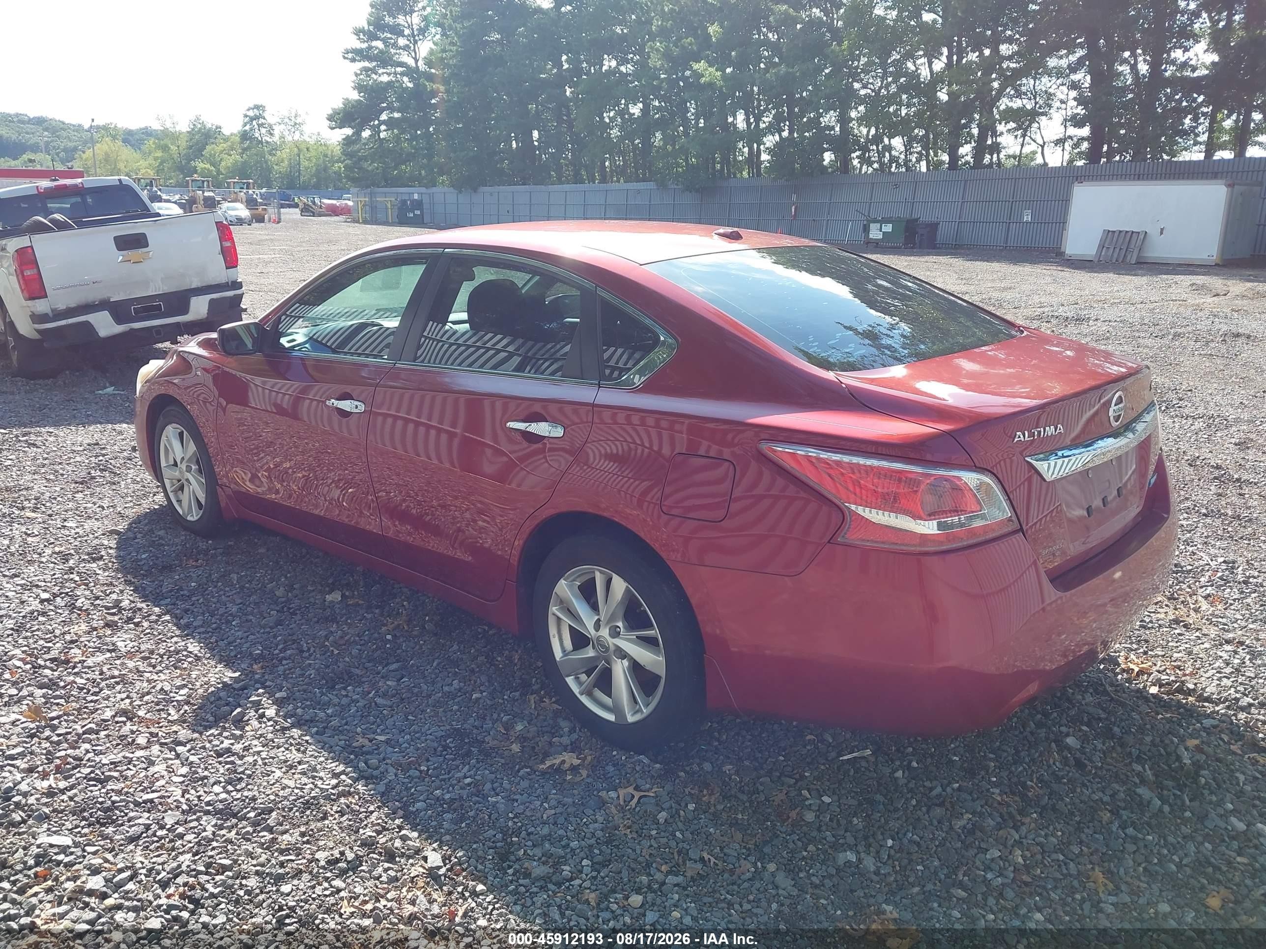 2013 Nissan Altima 2.5 Sv Red vin: 1N4AL3AP2DN539033
