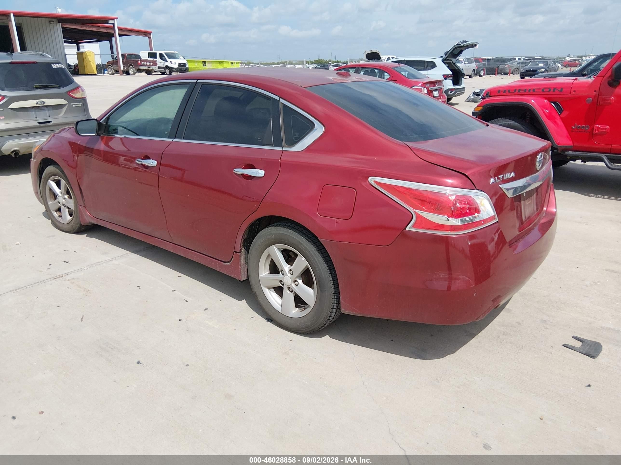 2013 Nissan Altima 2.5 Sv Red vin: 1N4AL3AP2DN559413