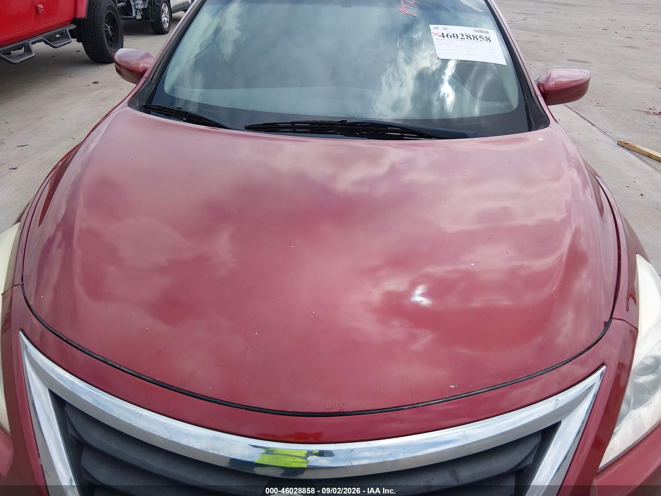 2013 Nissan Altima 2.5 Sv Red vin: 1N4AL3AP2DN559413