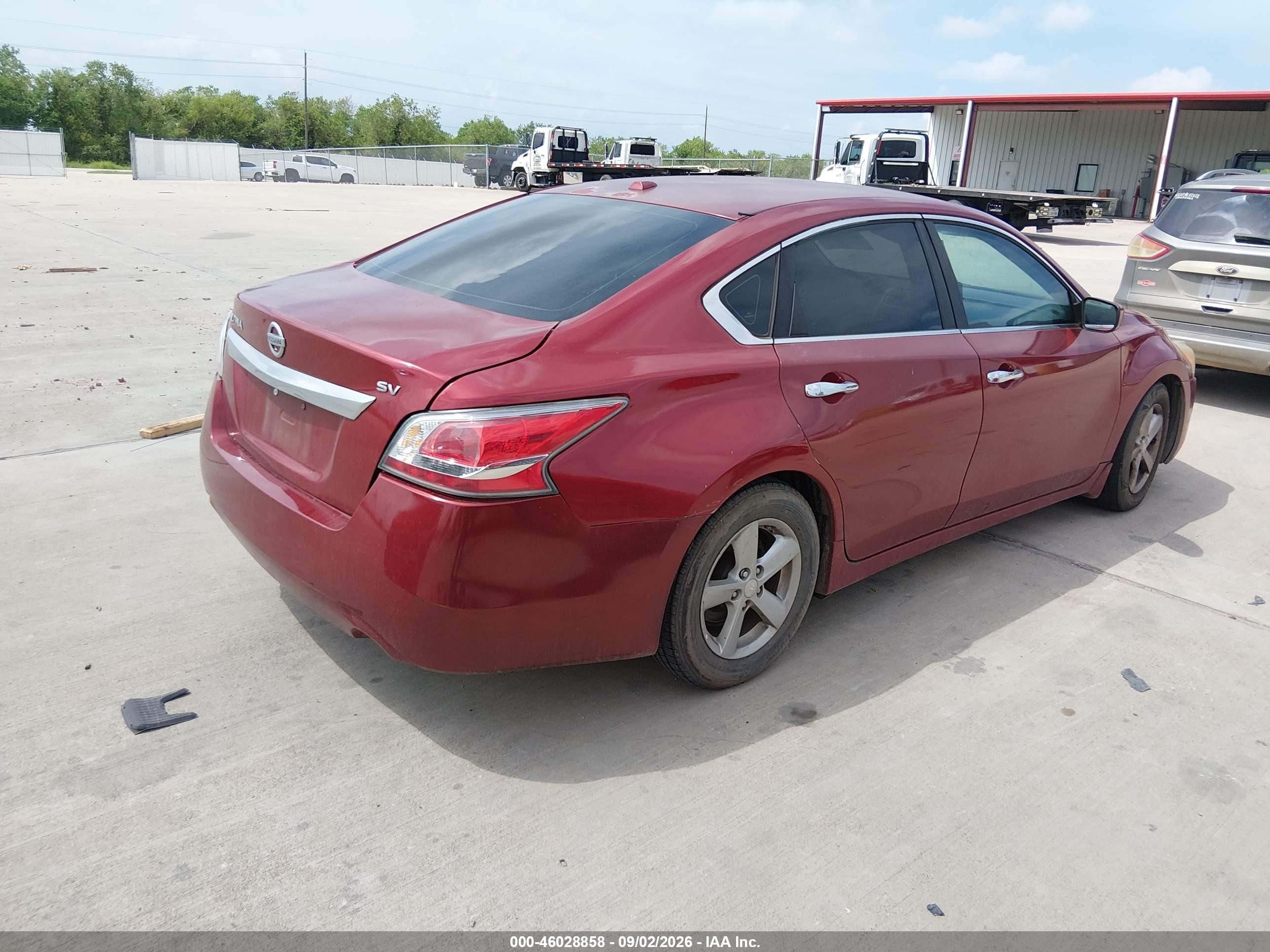 2013 Nissan Altima 2.5 Sv Red vin: 1N4AL3AP2DN559413