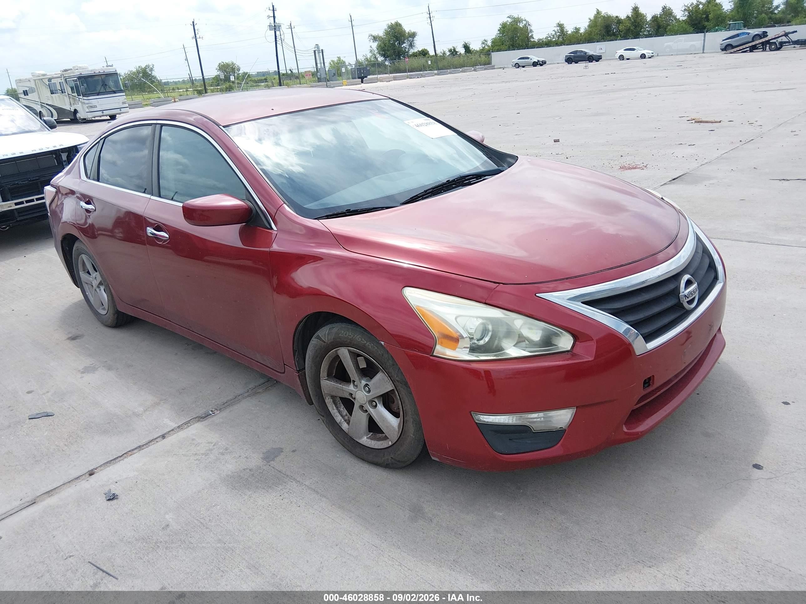 2013 Nissan Altima 2.5 Sv Red vin: 1N4AL3AP2DN559413