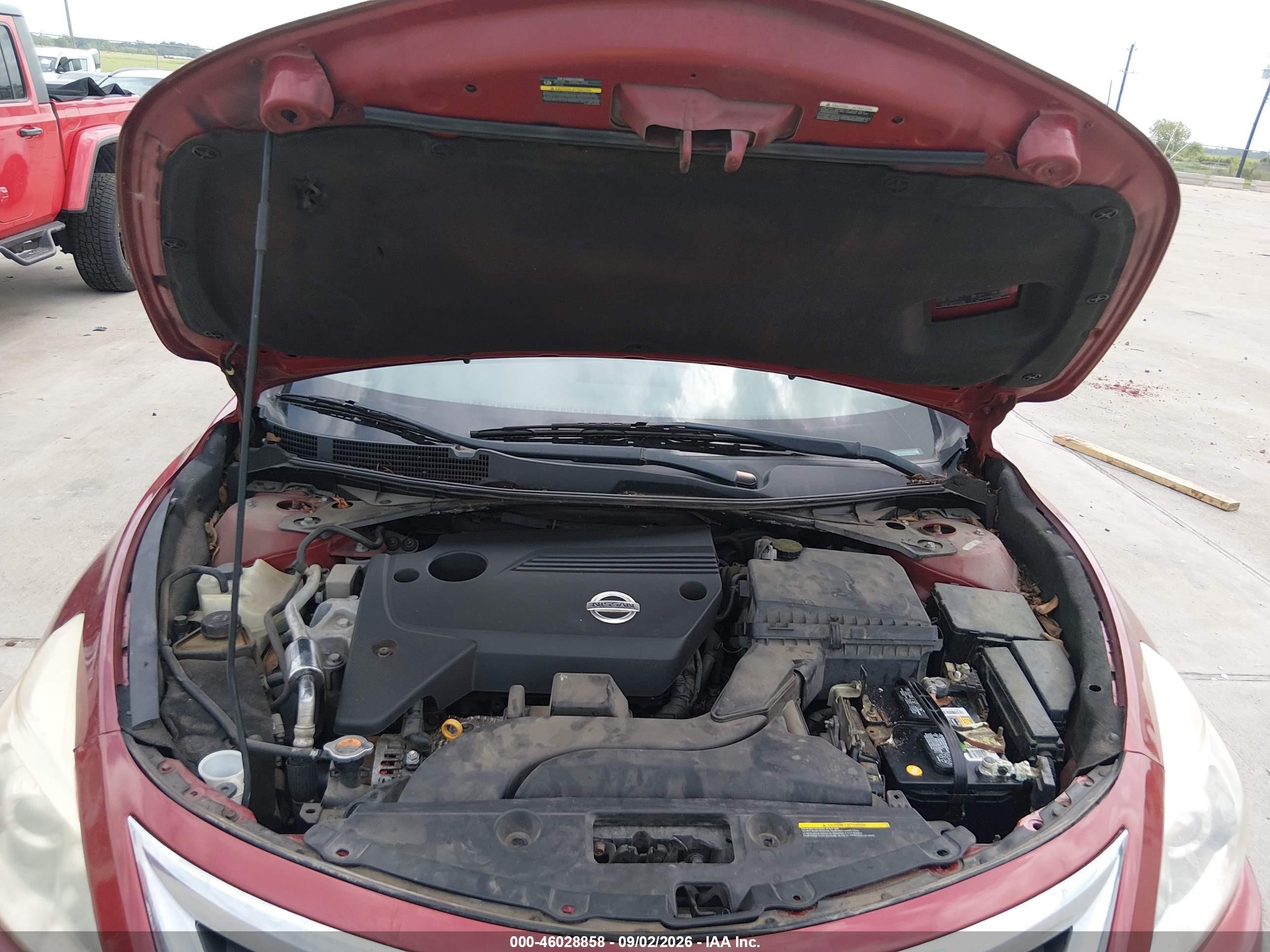 2013 Nissan Altima 2.5 Sv Red vin: 1N4AL3AP2DN559413